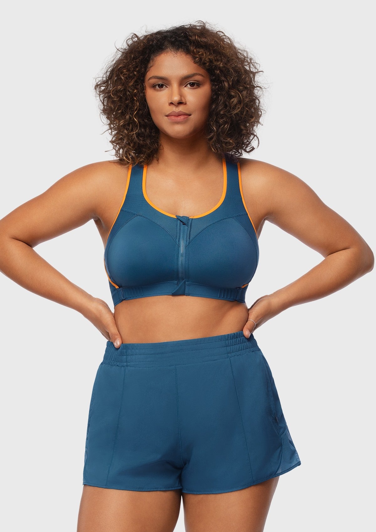 Speed Race High Impact Adjustable Racerback Sports Bra - HSIA