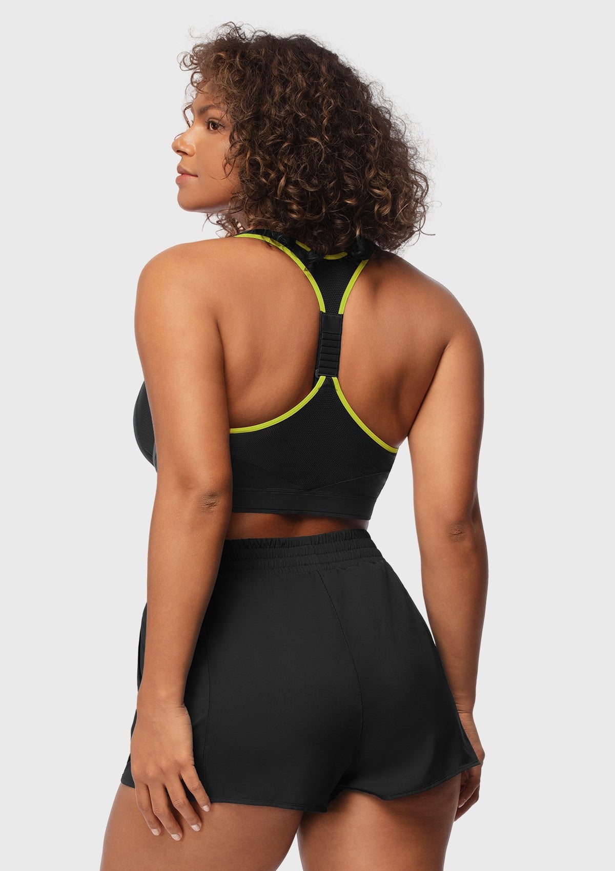 Speed Race High Impact Adjustable Racerback Sports Bra - HSIA