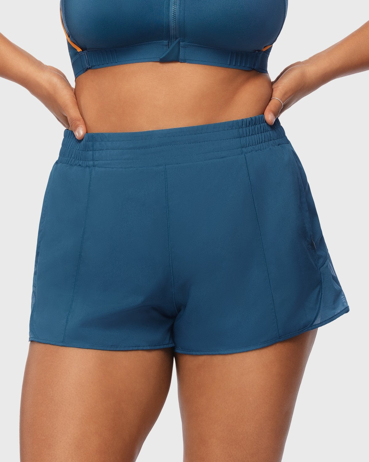 Speed Race Mid Waist Quick-Dry Running Shorts - HSIA