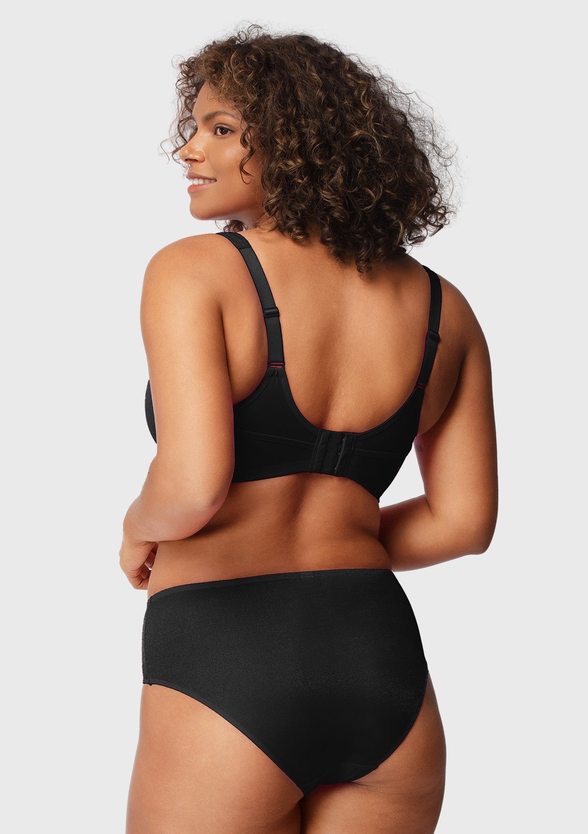 Starry Night Lightly Lined Lightly Padded Plus Size Balconette Bra - HSIA