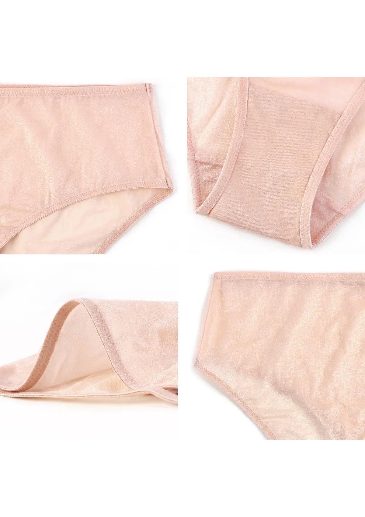 Starry Night Barbie Pink Mesh High-Rise Brief Underwear - HSIA
