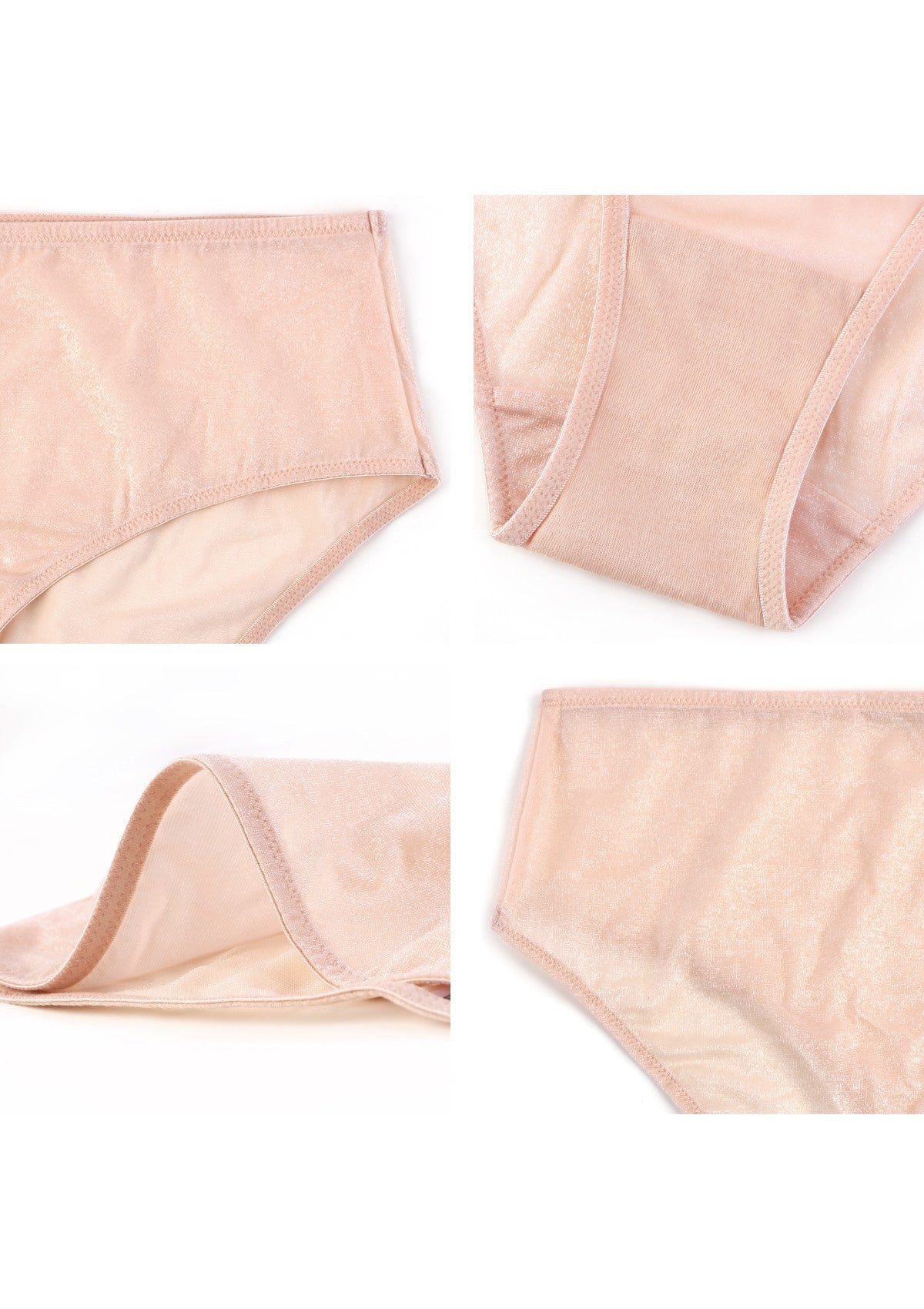 Starry Night Barbie Pink Mesh High-Rise Brief Underwear - HSIA