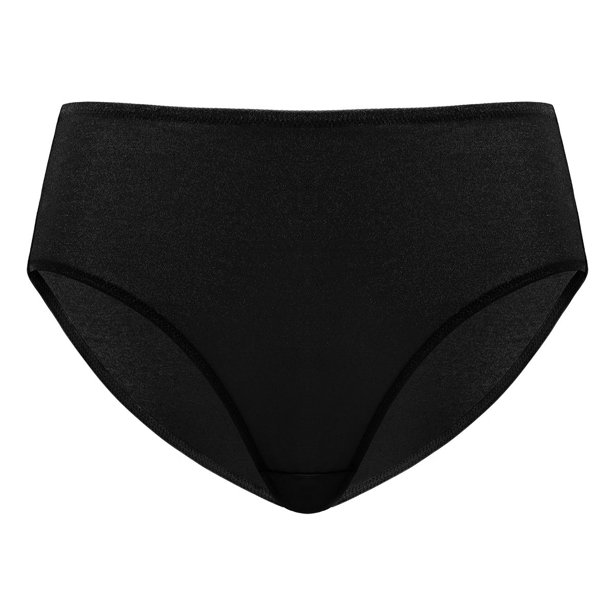 Starry Night Black Mesh High-Rise Brief Underwear - HSIA