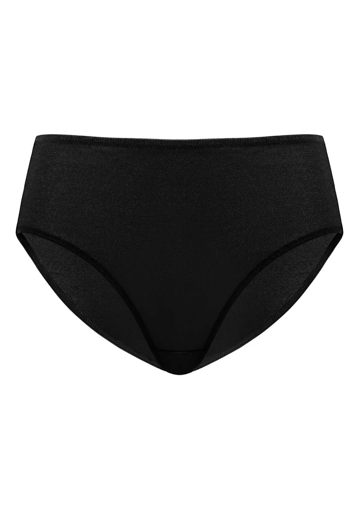 Starry Night Black Mesh High-Rise Brief Underwear - HSIA