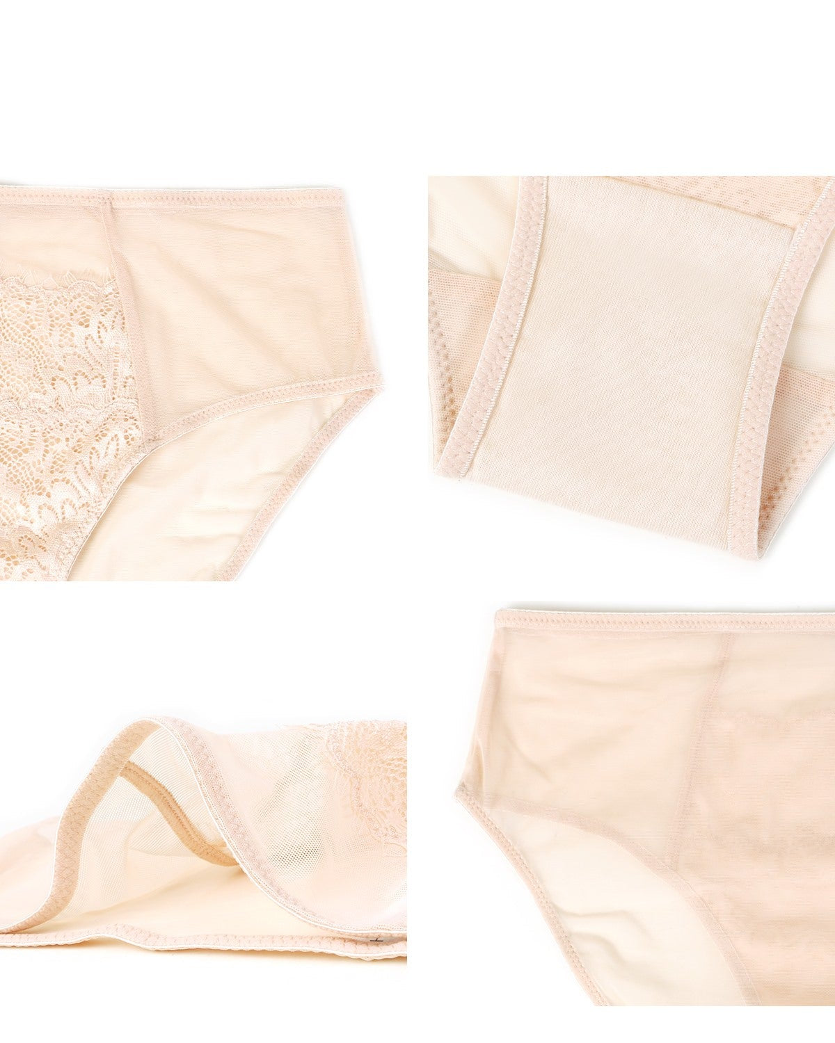 Sunflower High-Rise Pink Lace Brief Underwear - HSIA