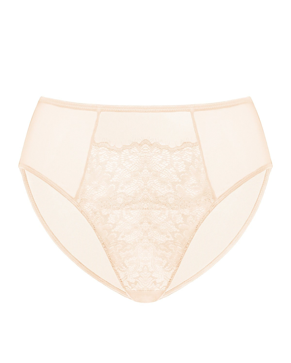Sunflower High-Rise Pink Lace Brief Underwear - HSIA