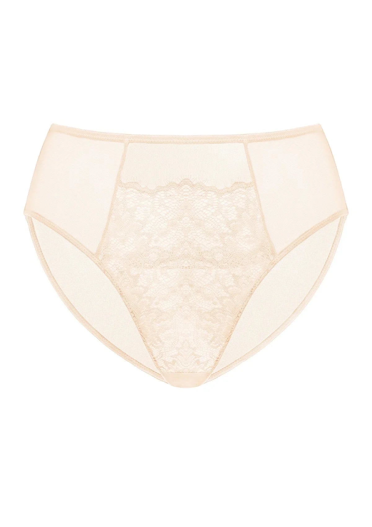 Sunflower High-Rise Pink Lace Brief Underwear - HSIA