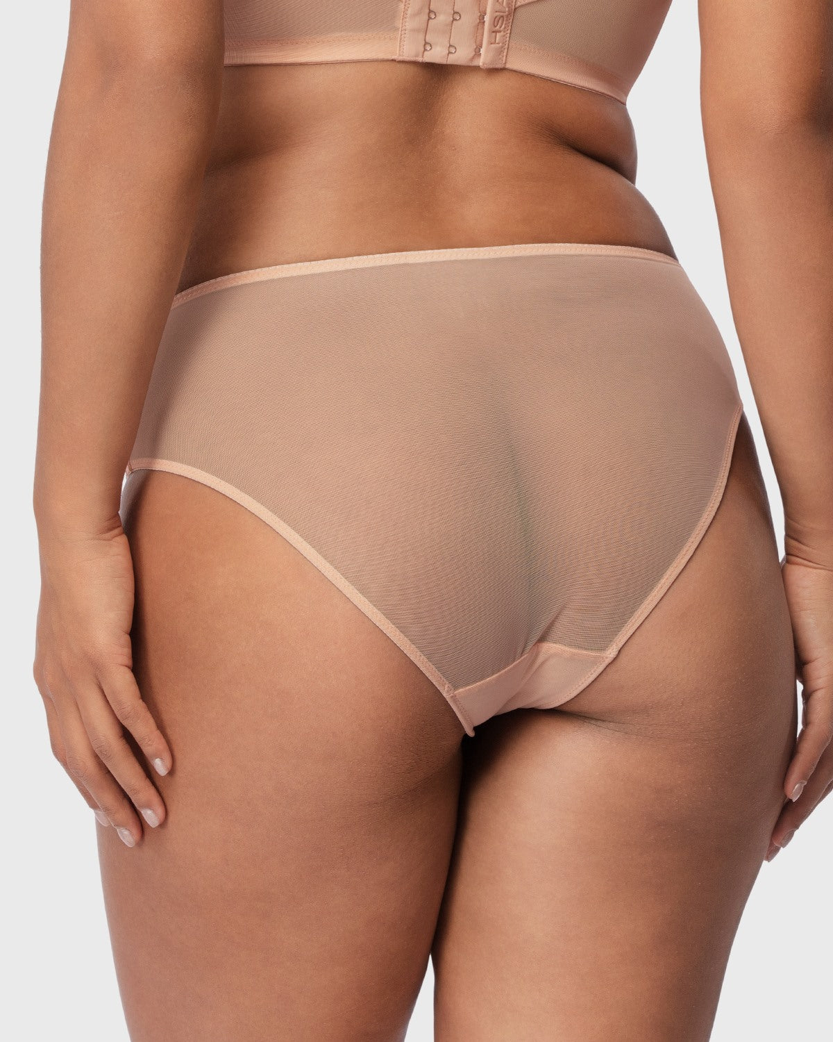 Sunflower High-Rise Rosy Blush Lace Brief Underwear - HSIA