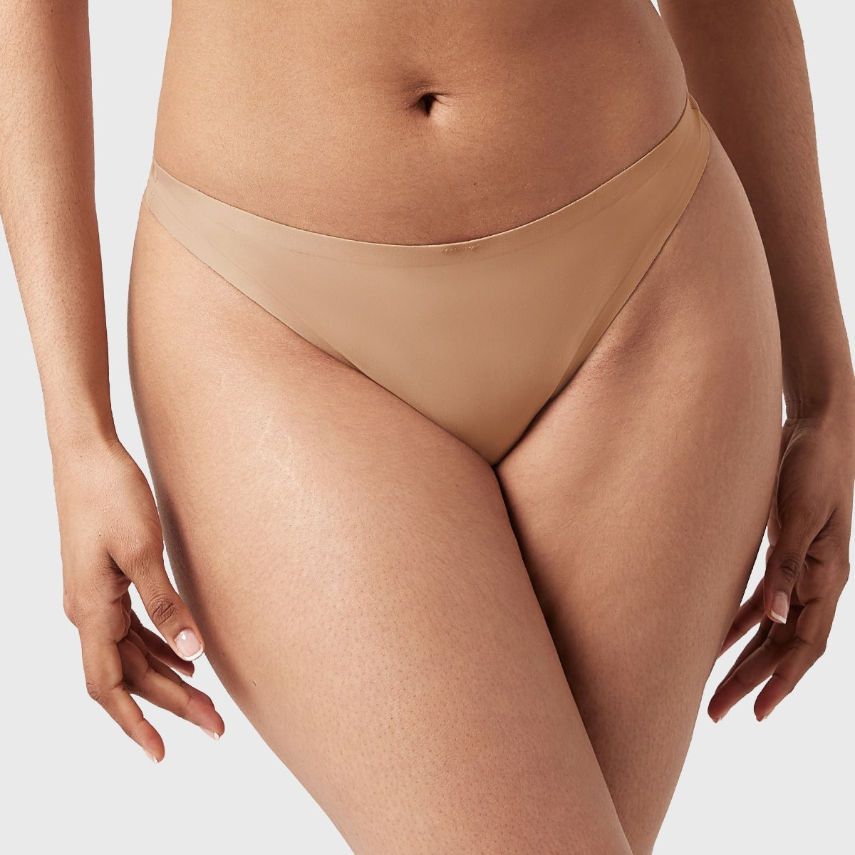 Ultimate Comfort Seamless Stretch Thong Breathable Film Underwear - HSIA