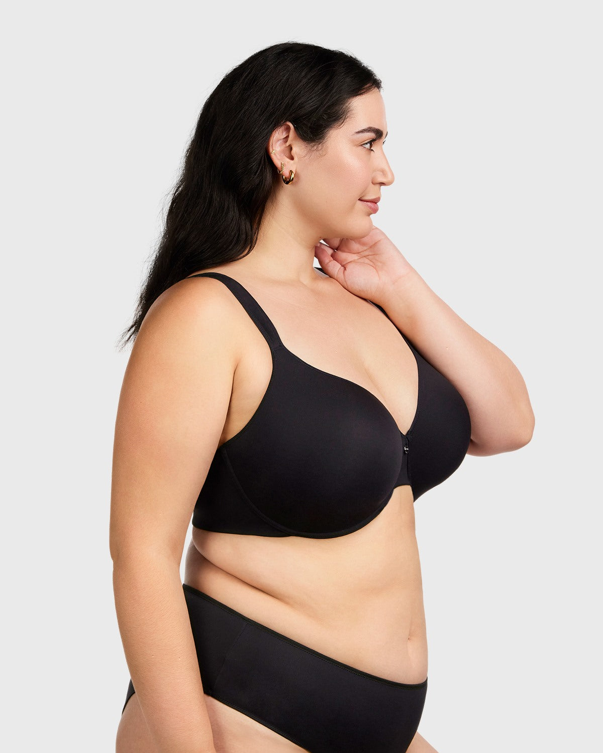 HSIA Ultra Comfort Lightly Padded T-shirt Minimizer Full Coverage Bra - HSIA