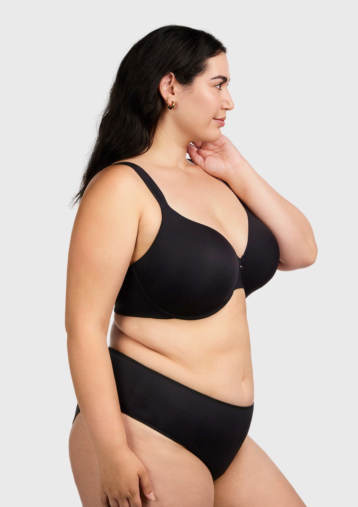 HSIA Ultra Comfort Lightly Padded T-shirt Minimizer Full Coverage Bra - HSIA