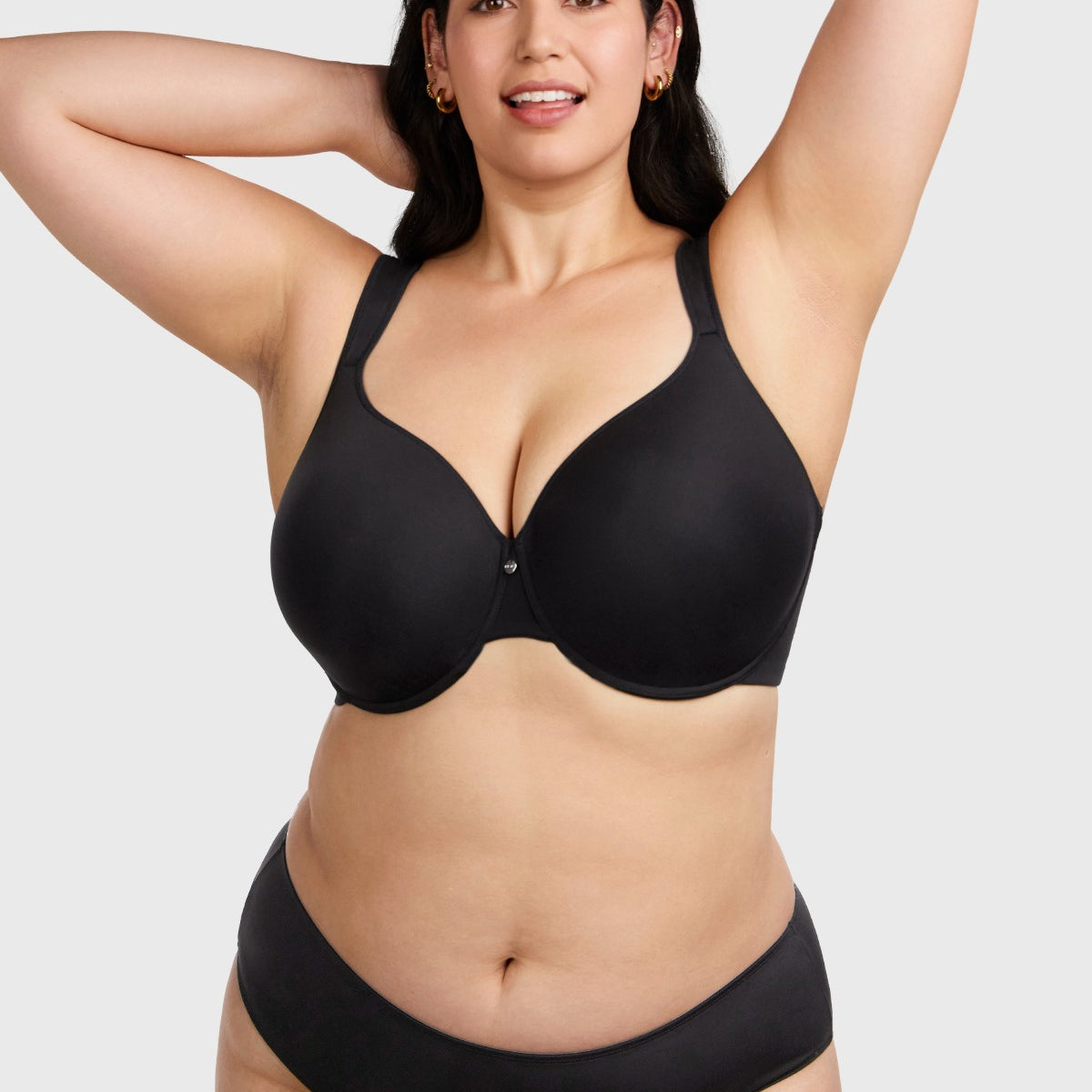 HSIA Ultra Comfort Lightly Padded T-shirt Minimizer Full Coverage Bra - HSIA