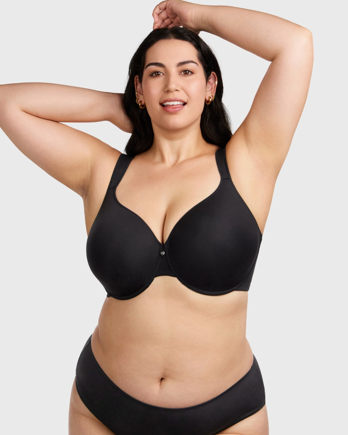 HSIA Ultra Comfort Lightly Padded T-shirt Minimizer Full Coverage Bra - HSIA