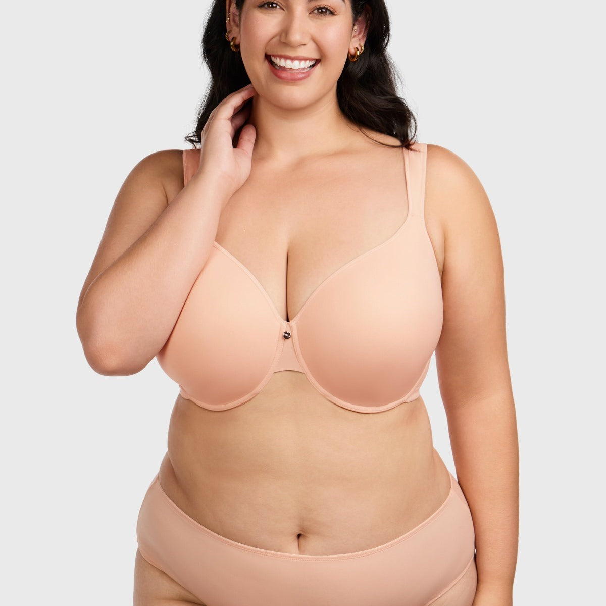 Ultra Comfort Lightly Padded T-shirt Minimizer Full Coverage Underwire Bra - HSIA