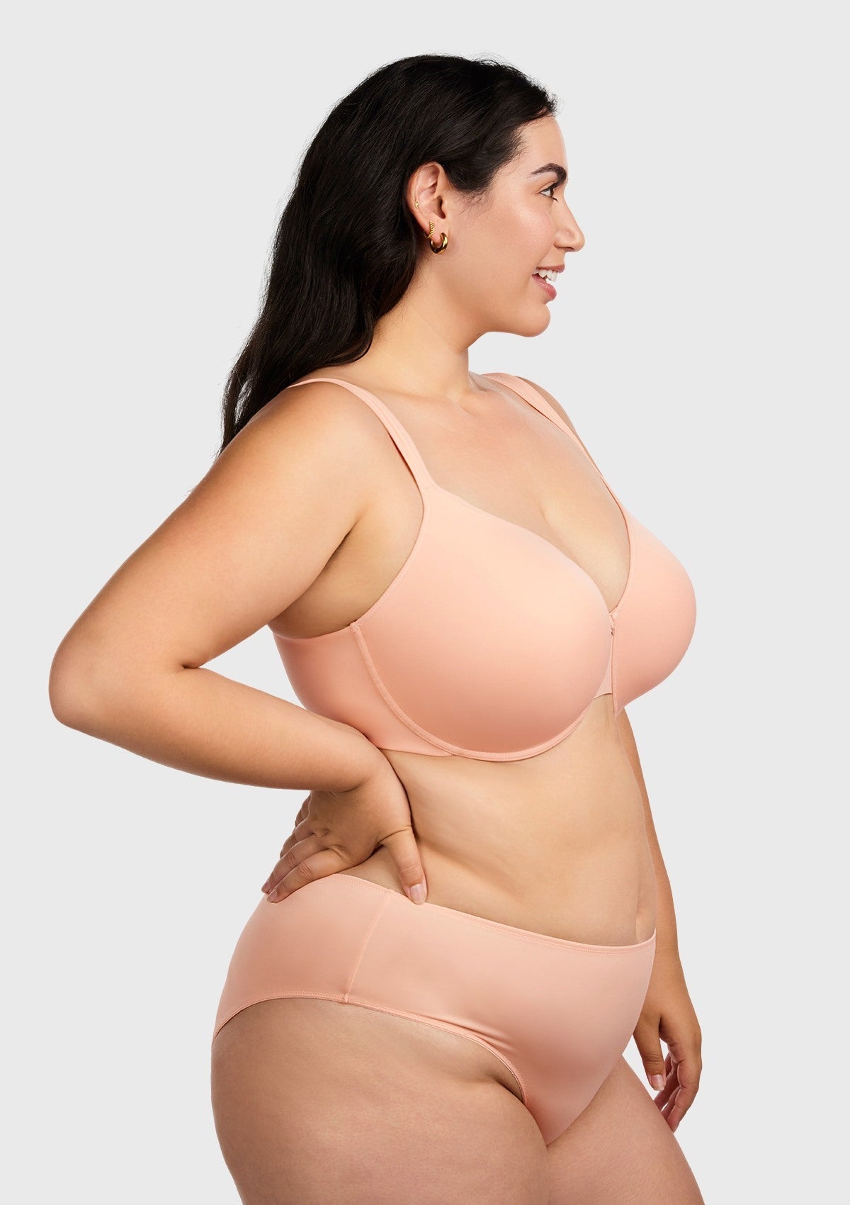 Ultra Comfort Lightly Padded T-shirt Minimizer Full Coverage Underwire Bra - HSIA