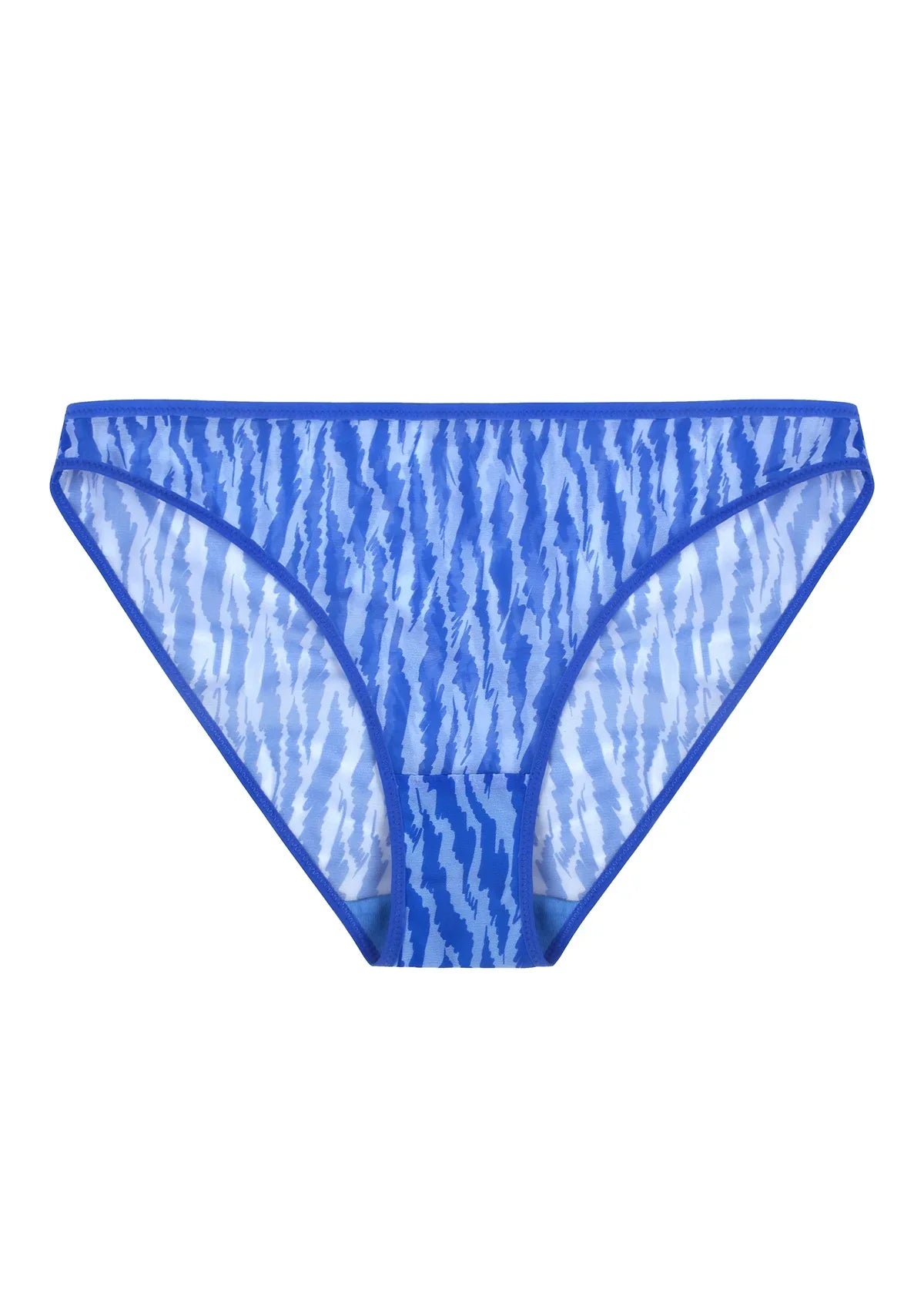 Zebra Wild Breathable Mesh Bikini Underwear - HSIA