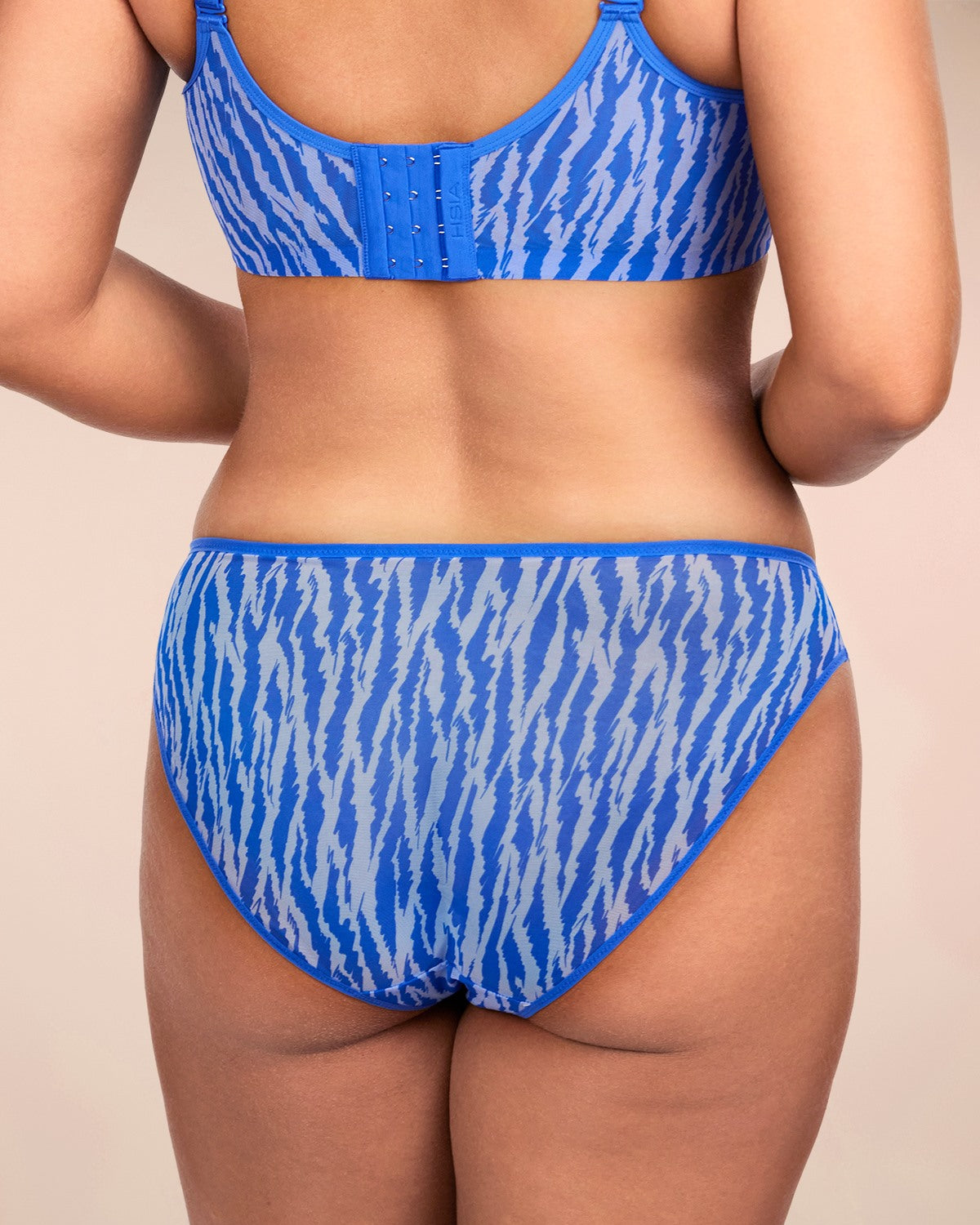 Zebra Wild Breathable Mesh Bikini Underwear - HSIA