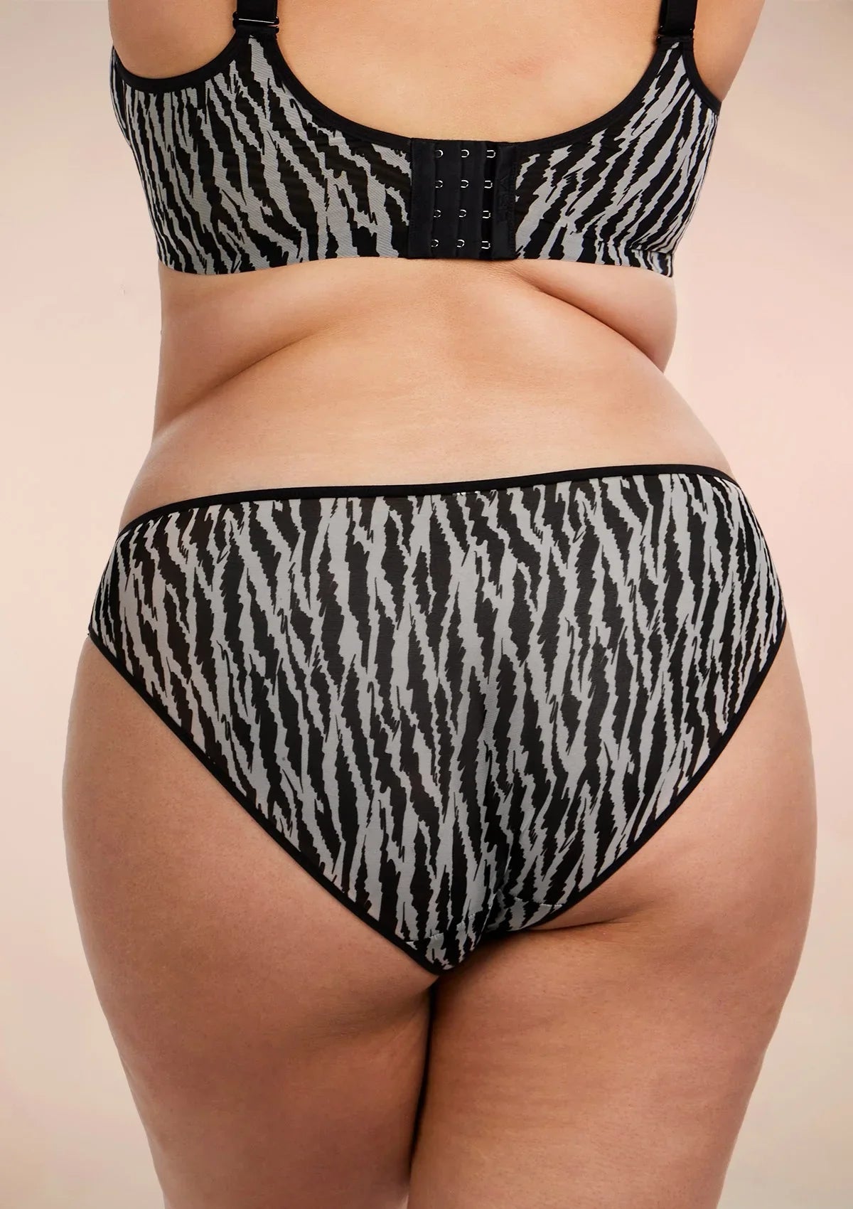 Zebra Wild Breathable Mesh Bikini Underwear - HSIA