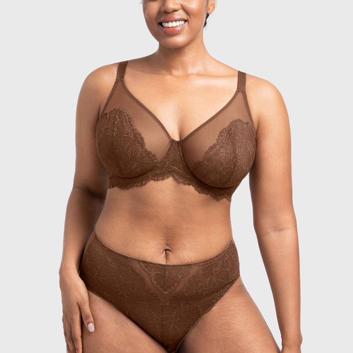 HSIA Blossom Black Unlined Lace Bra