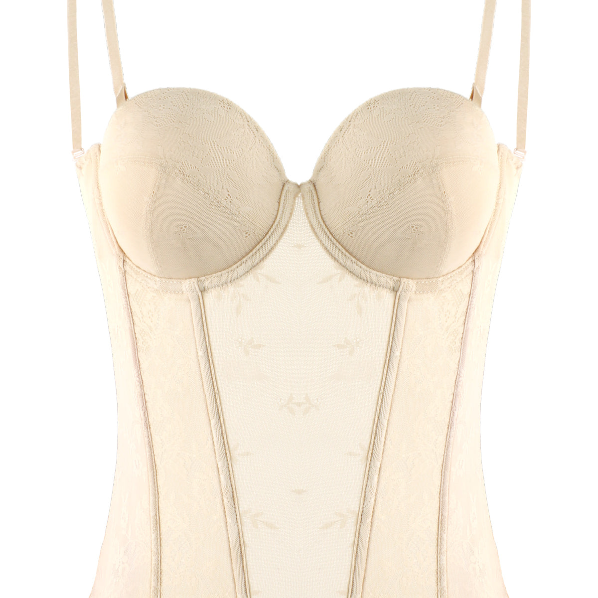 Momship Overbust Lace Corset Bustier - HSIA