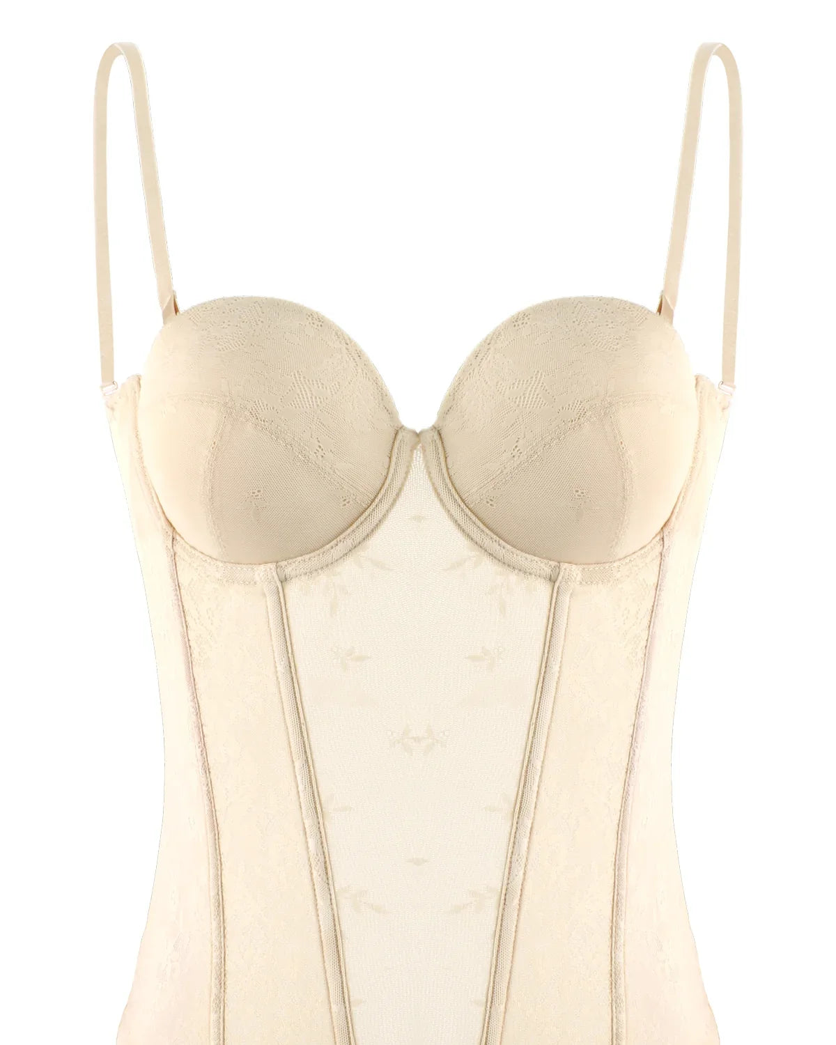 Momship Overbust Lace Corset Bustier - HSIA