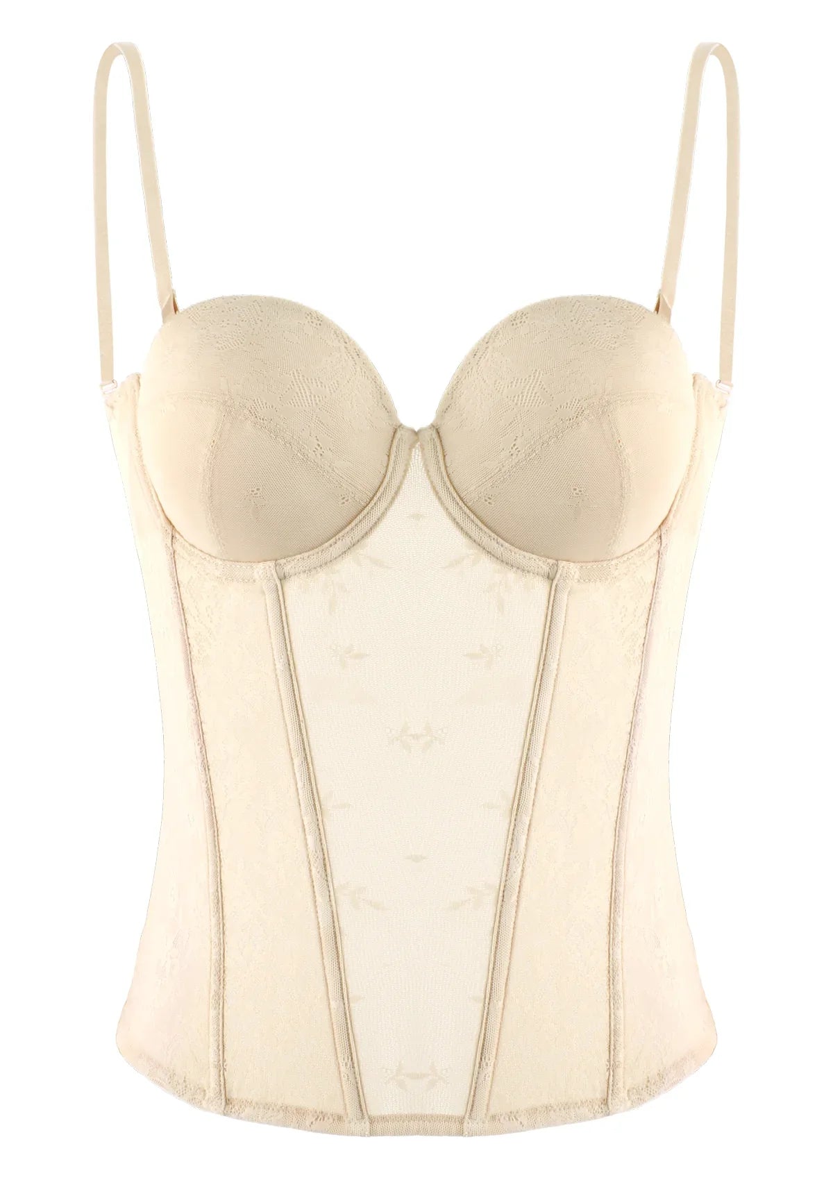 Momship Overbust Lace Corset Bustier - HSIA