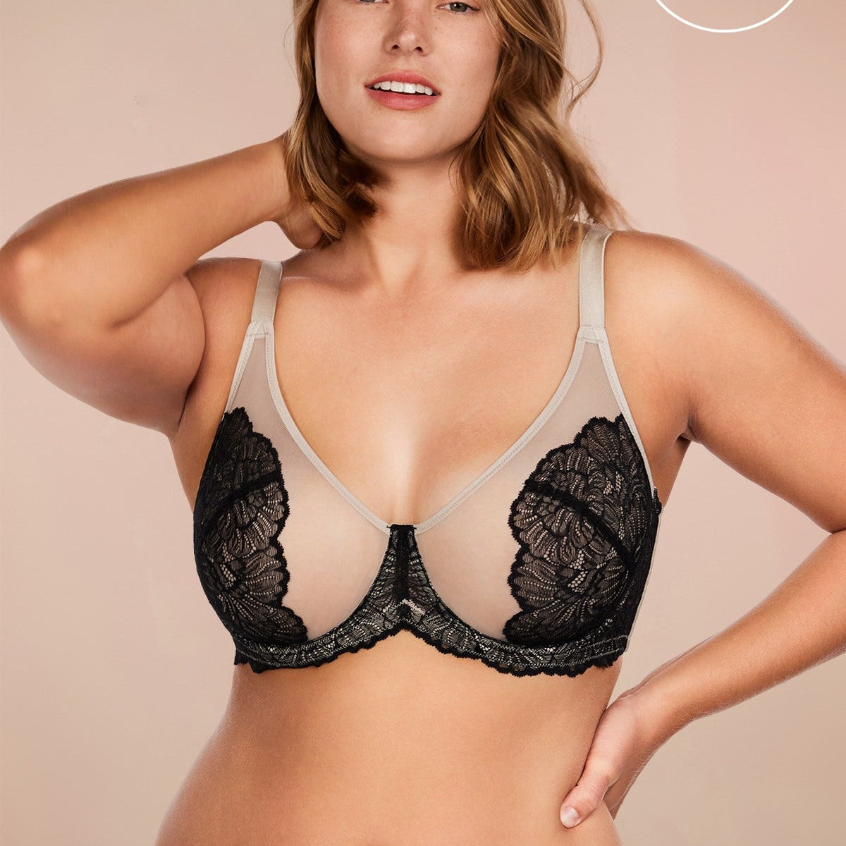 HSIA Blossom Pink Unlined Lace Bra - HSIA