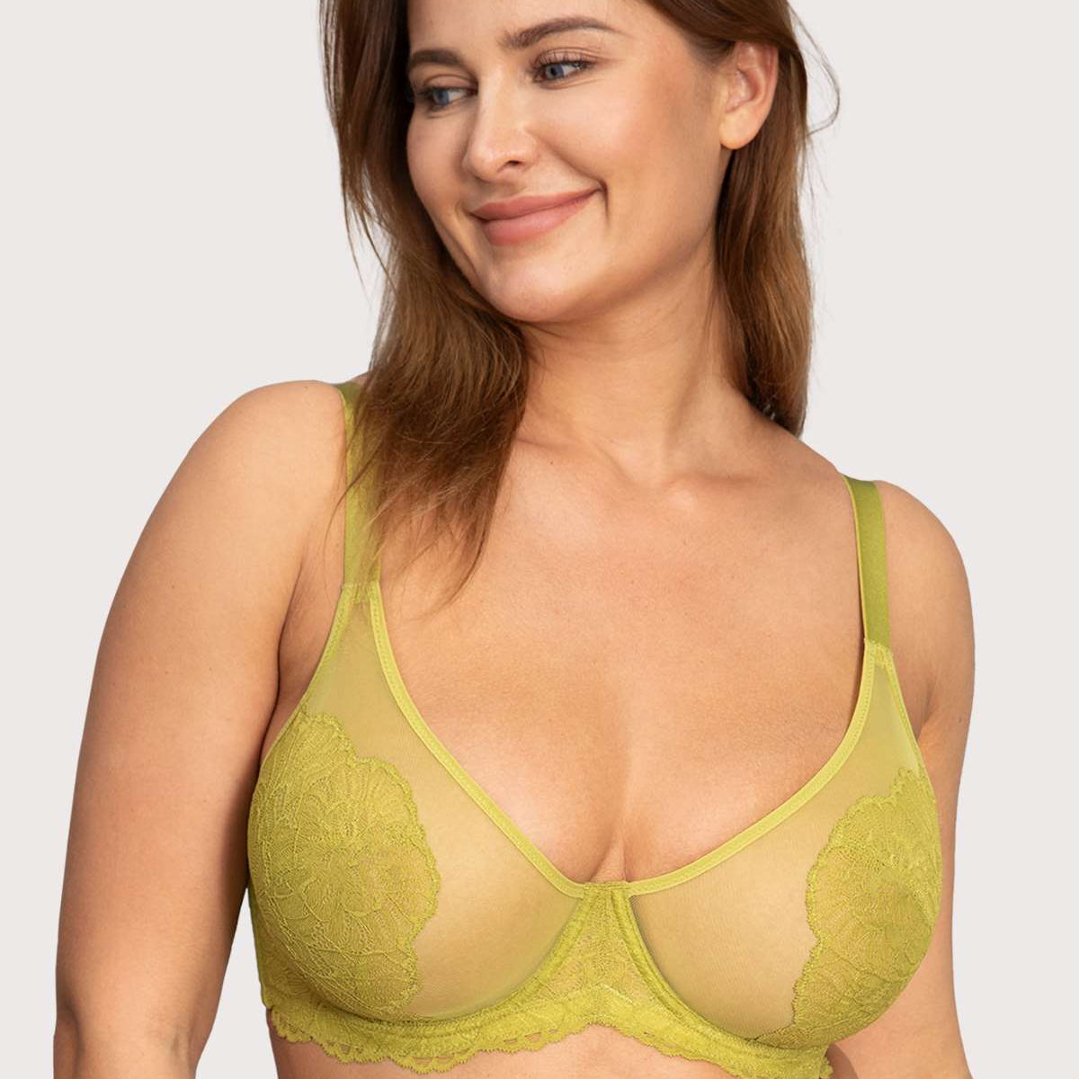 Blossom Unlined Underwire Lace Bra - HSIA