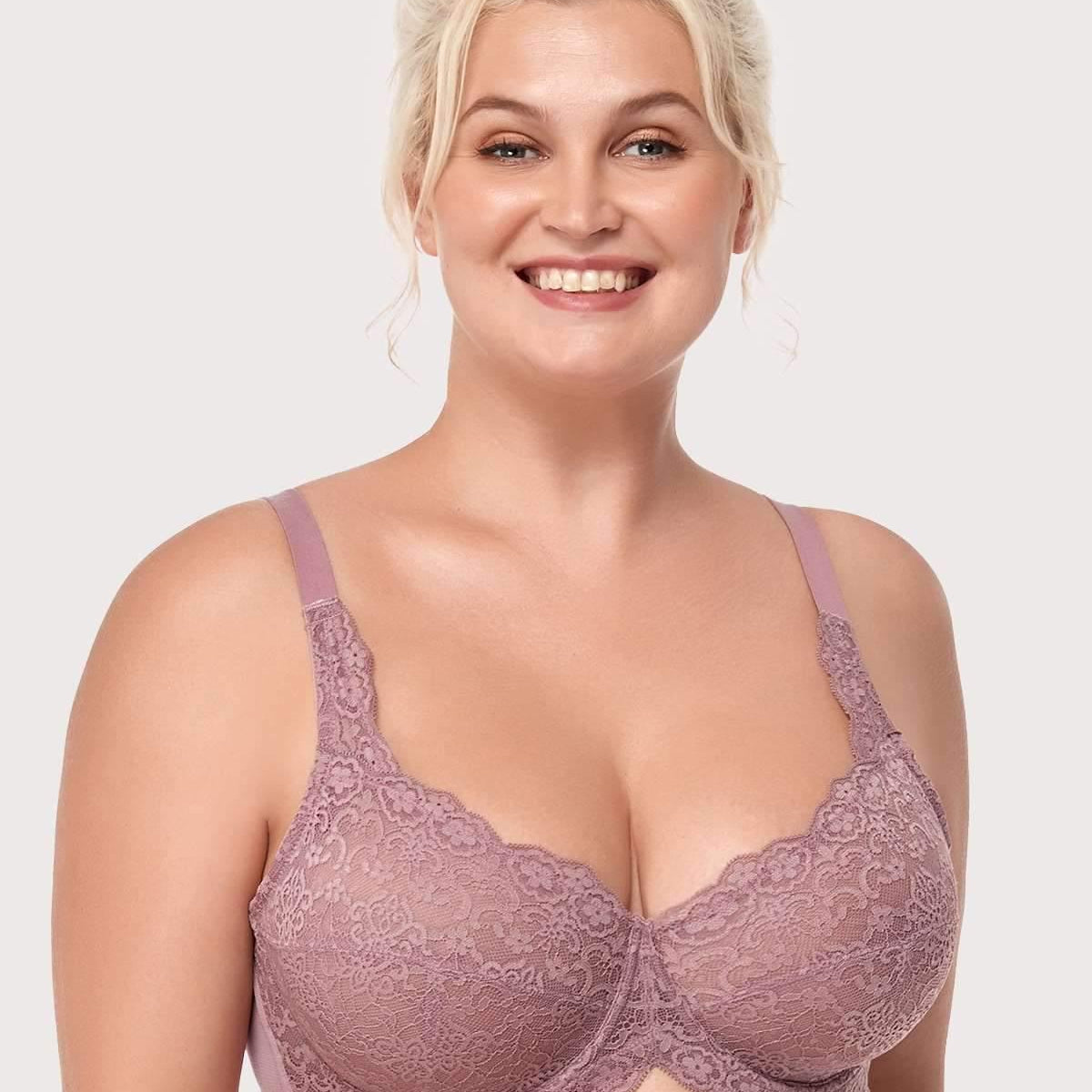 HSIA Black All-Over Floral Lace Bra Bundle - HSIA