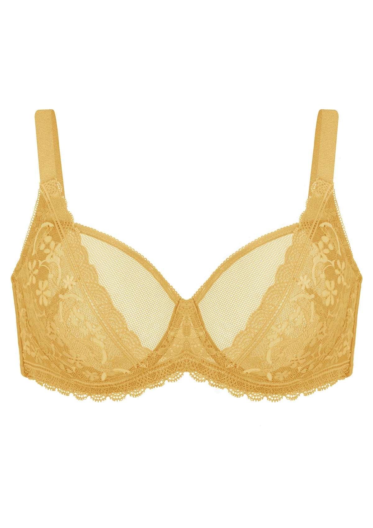 Anemone Lace Dolphin Unlined Bra TK - HSIA