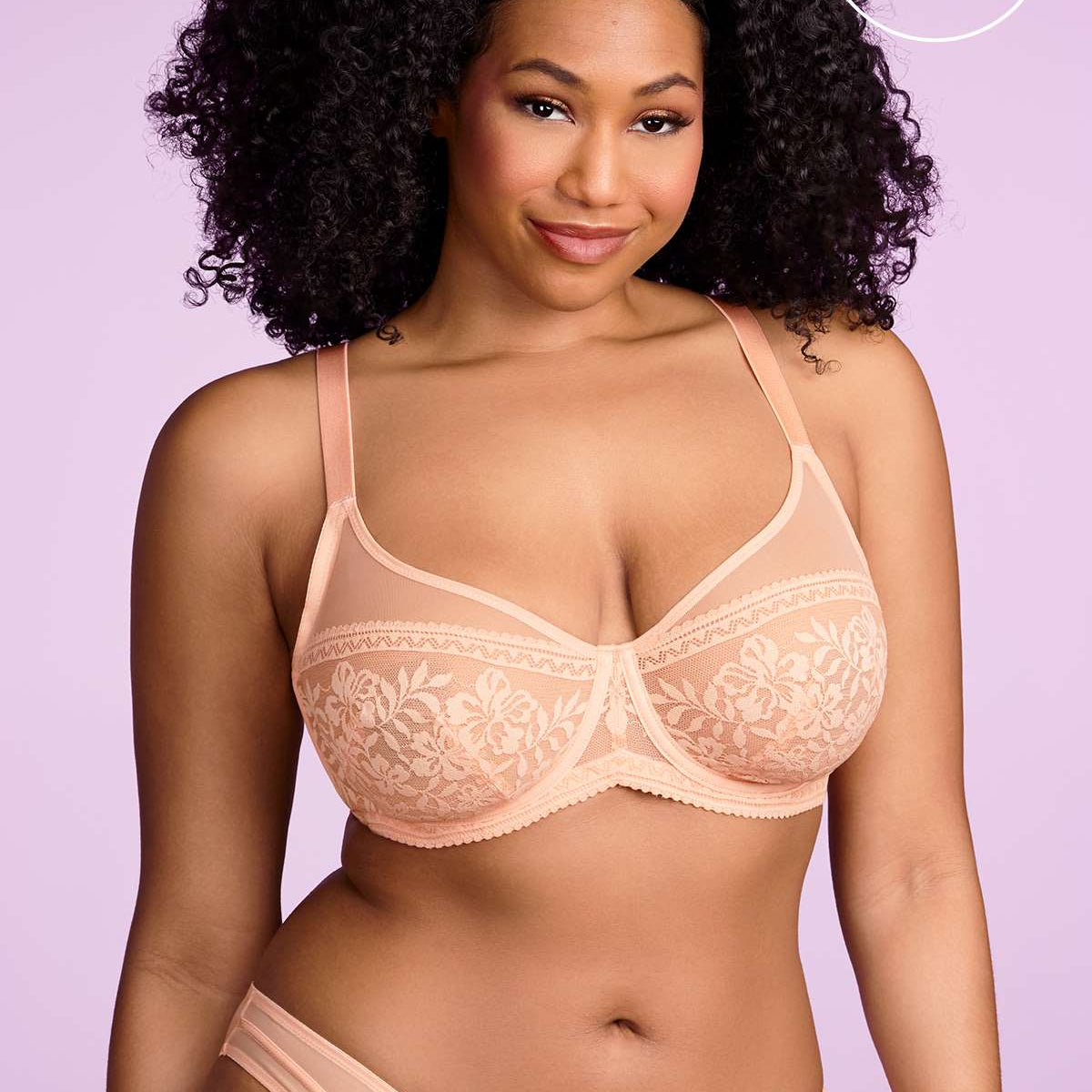 Gladioli Lace Unlined Underwire Bra - HSIA