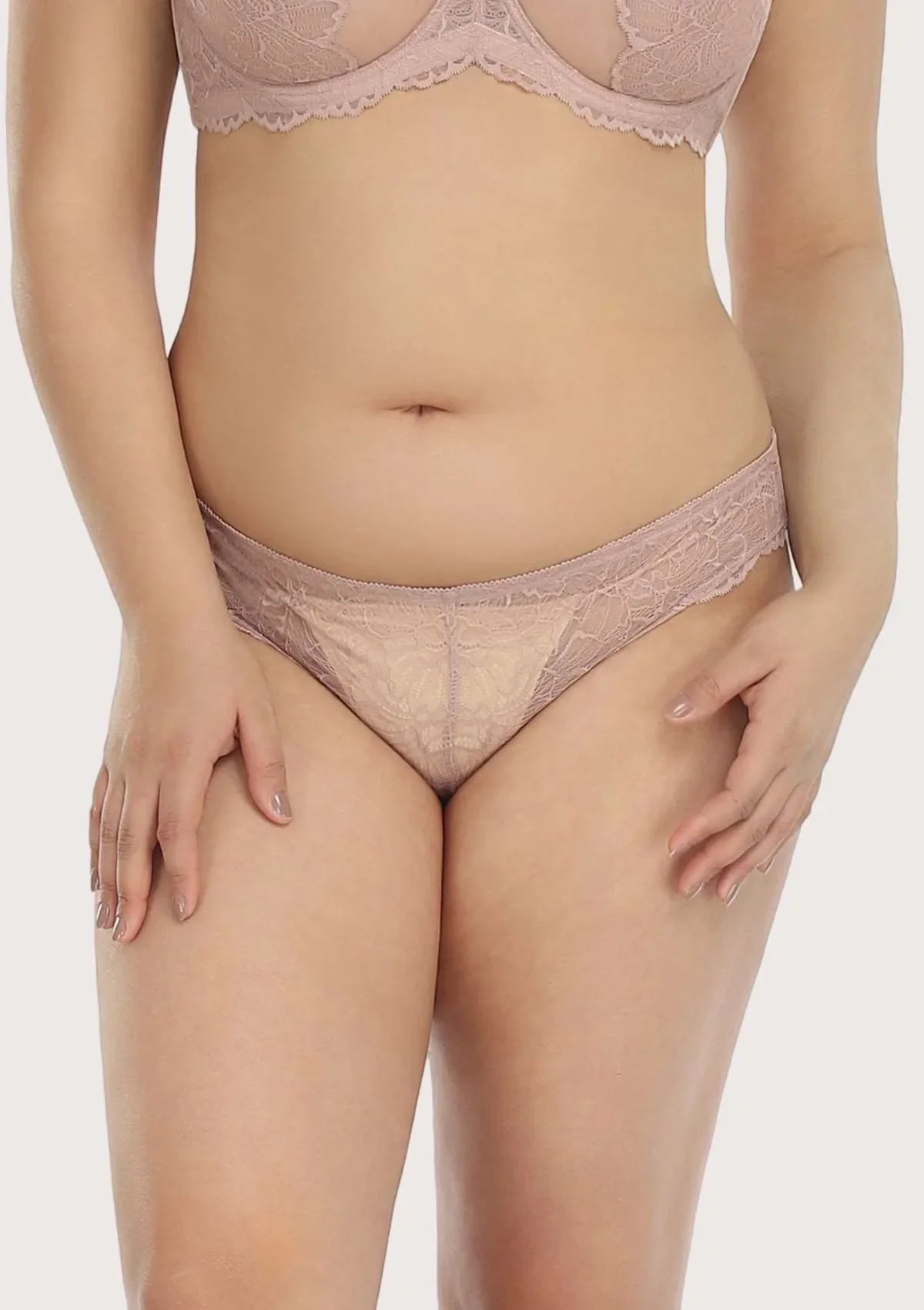 HSIA Blossom Lace Dark Pink Bikini Underwear - HSIA