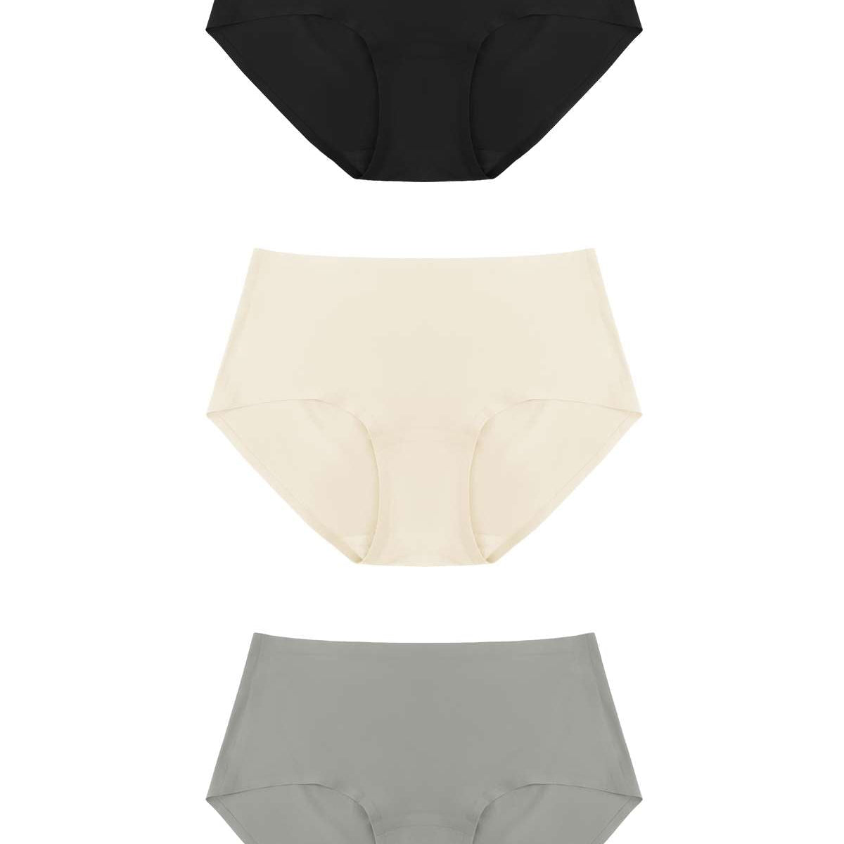 CoolFit Soft Stretch Seamless Brief Underwear Bundle - HSIA