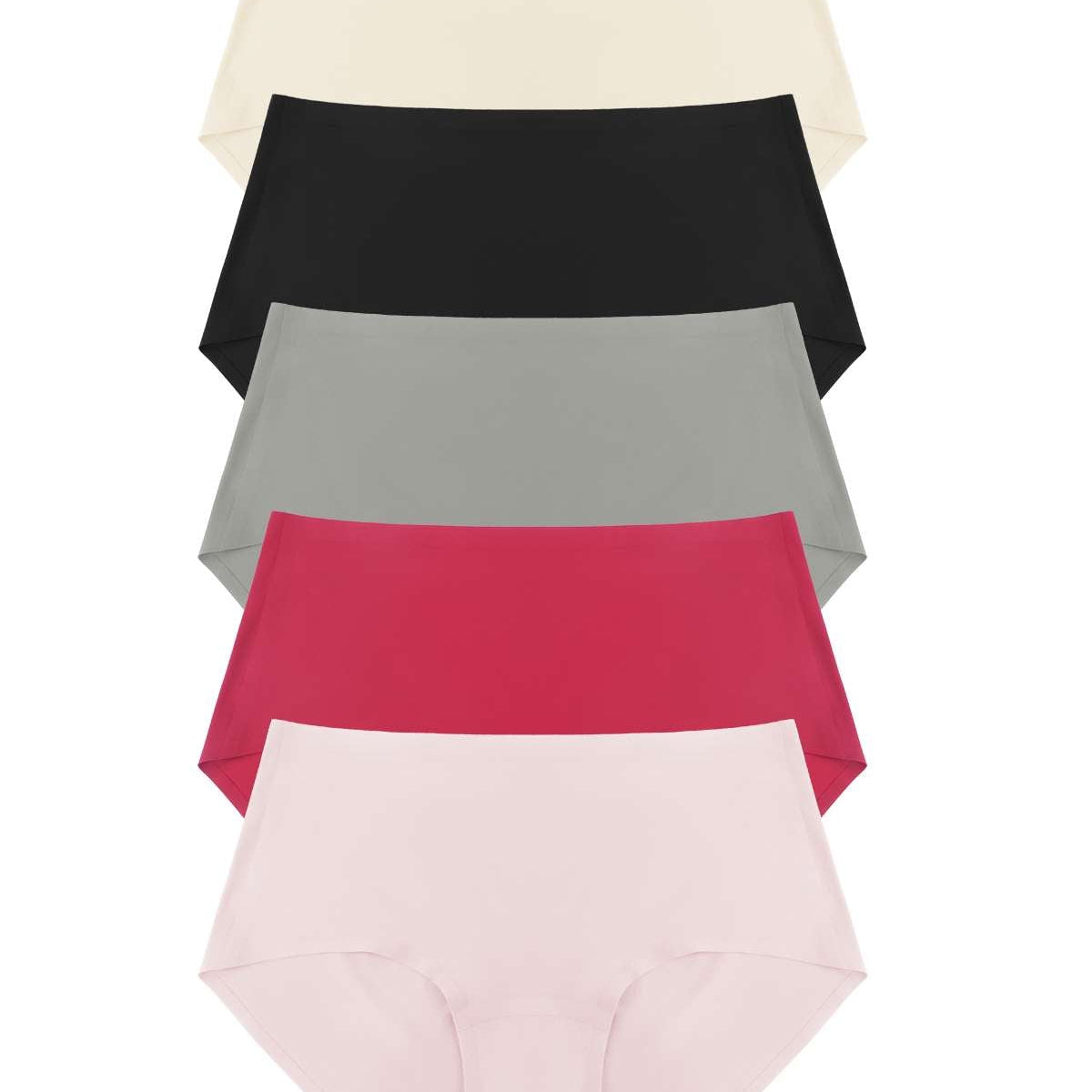 CoolFit Soft Stretch Seamless Brief Underwear Bundle - HSIA
