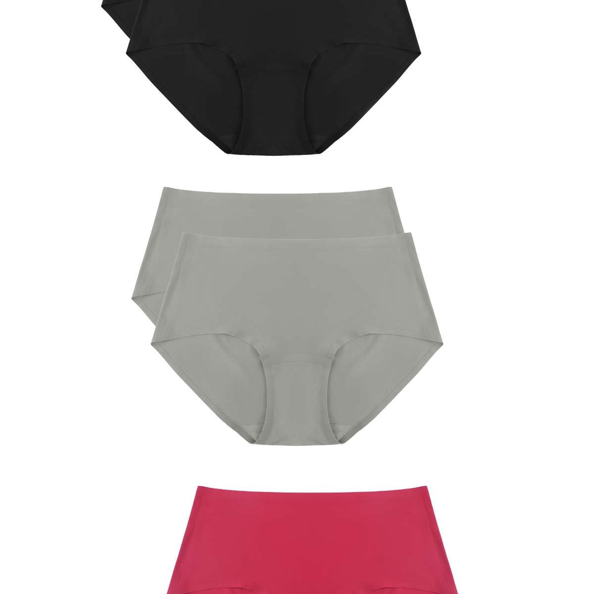 CoolFit Soft Stretch Seamless Brief Underwear Bundle - HSIA