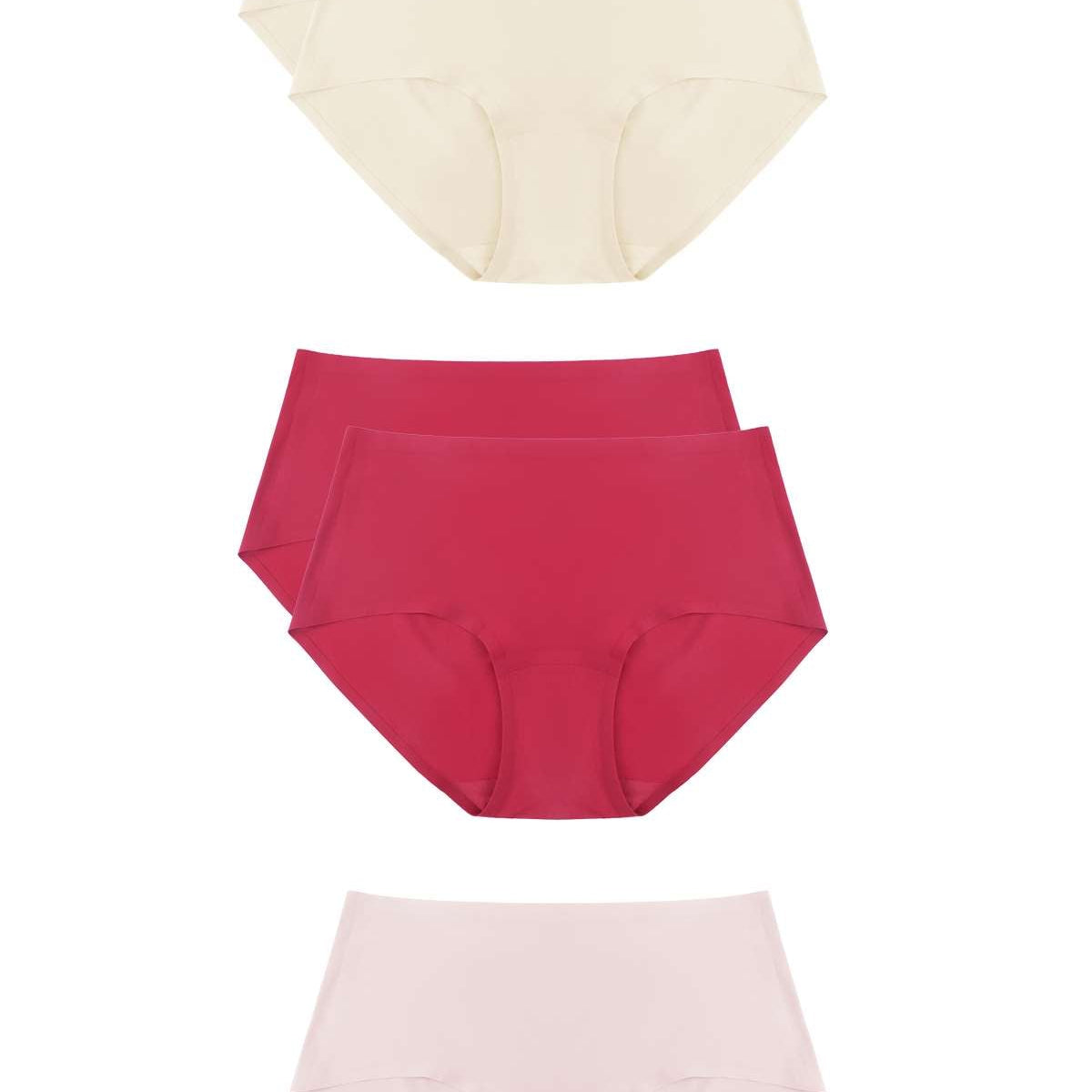 CoolFit Soft Stretch Seamless Brief Underwear Bundle - HSIA