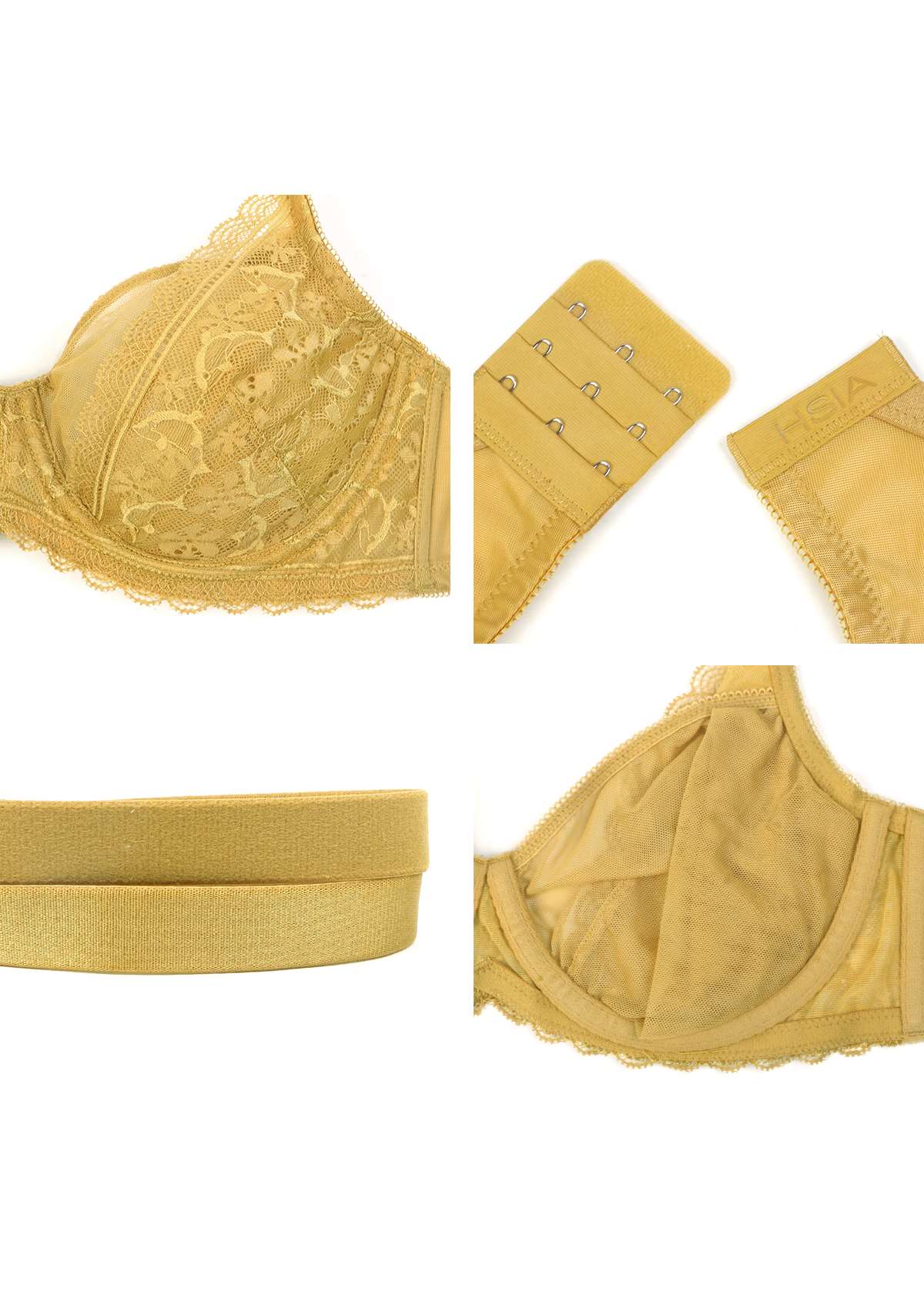 Anemone Lace Dolphin Unlined Bra TK - HSIA