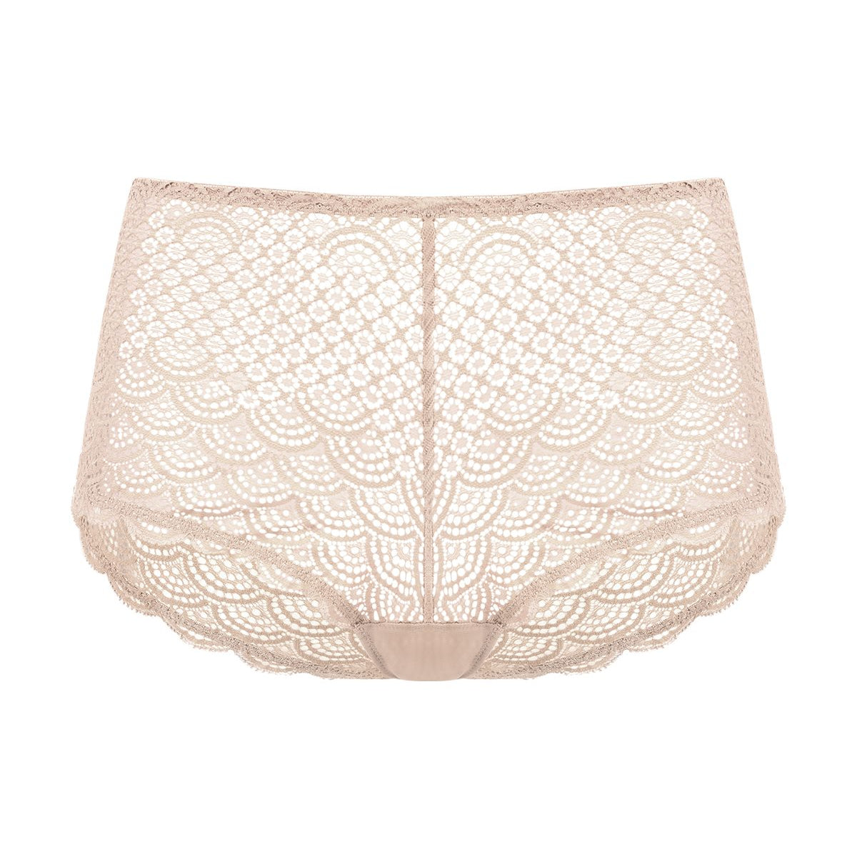 Mermaid Scales High Waist Lace Boyshort Panty