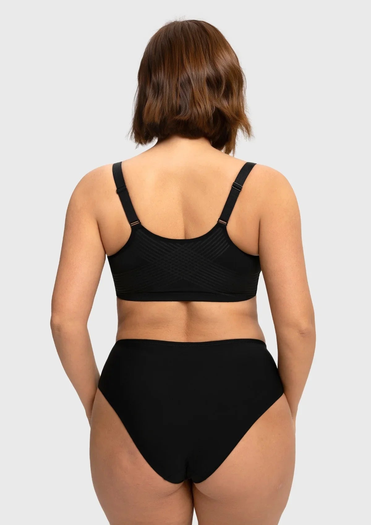 HSIA Anemone Unlined Plus Size Front Closure 3/4 Cup Underwire Back Support Bra Lace Trim for Sculpted Lift Womenswear - HSIA