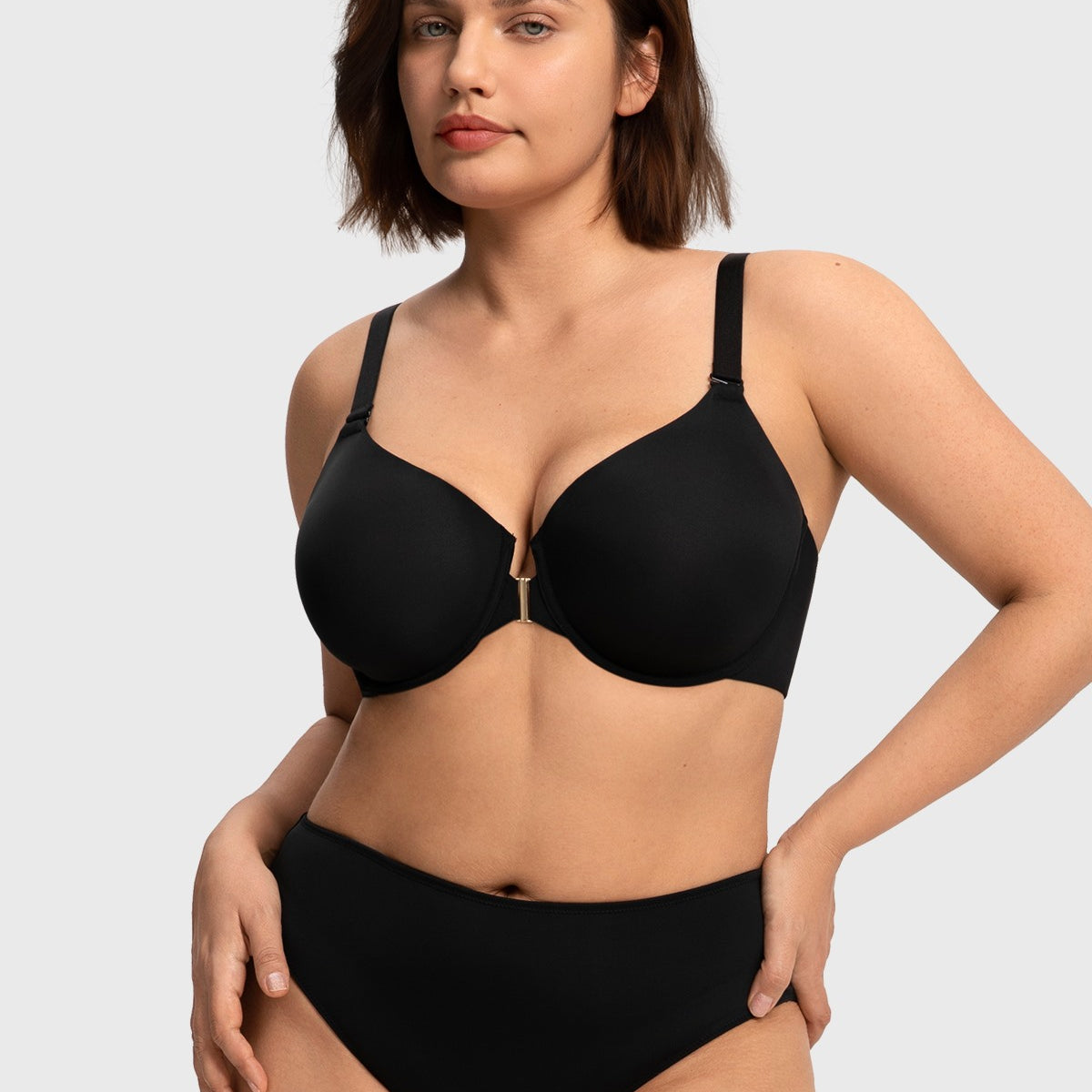 Comfort Underwire Front Closure Molded Cup Bra