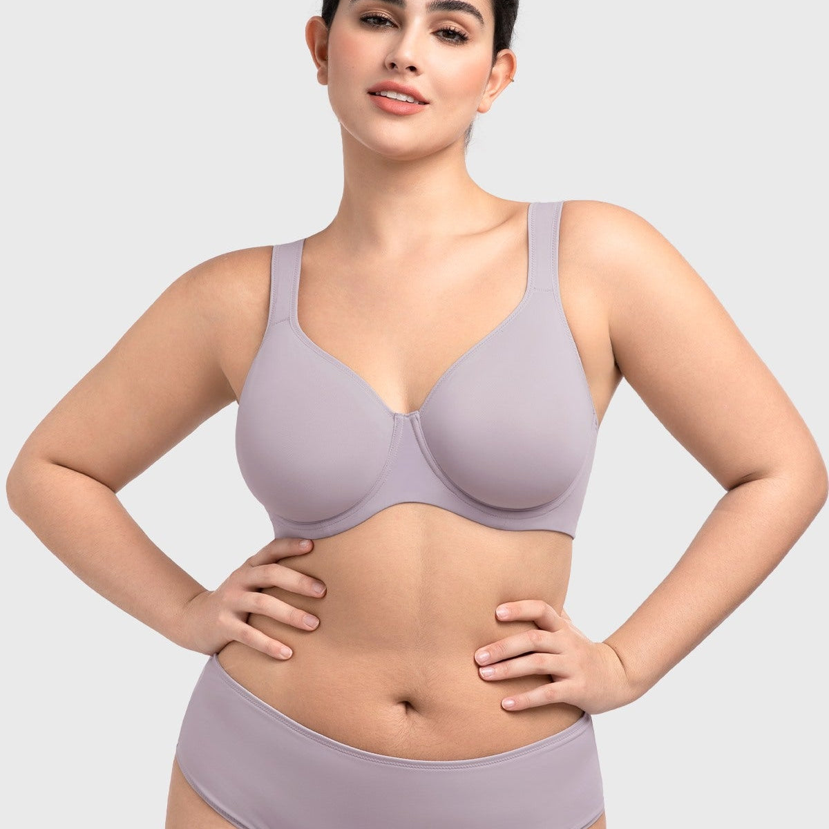 Joan Ultimate Soft Dark Beige T-shirt Unlined Minimizer Bra