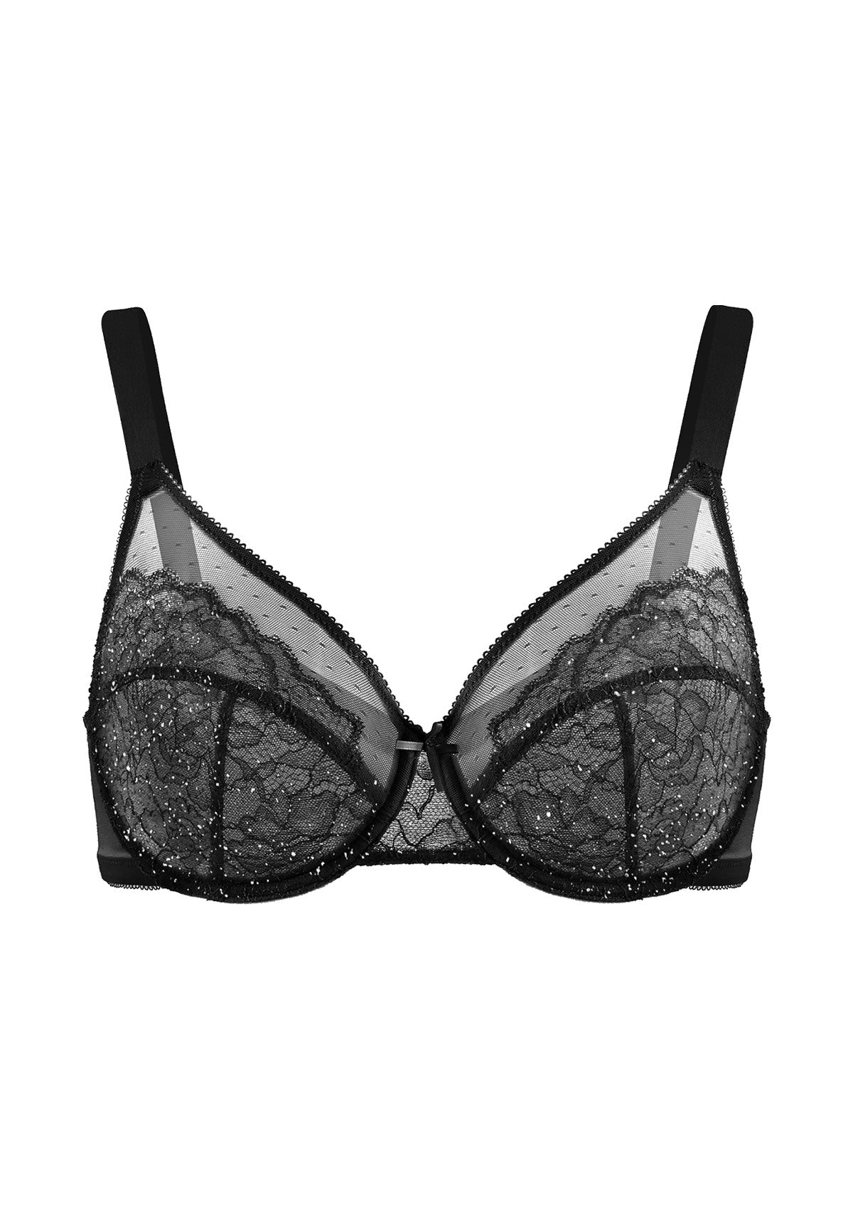 HSIA Enchante Unlined Floral Lace Underwire Plus Size Non-padded Full Coverage Bra - HSIA