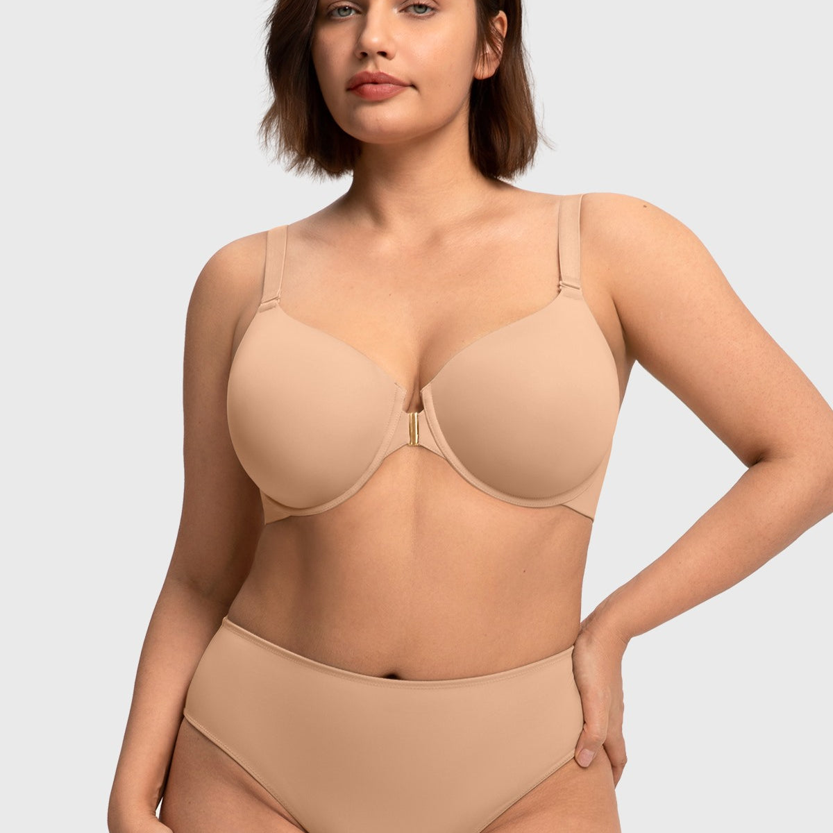 Comfort Underwire Front Closure Molded Cup Bra