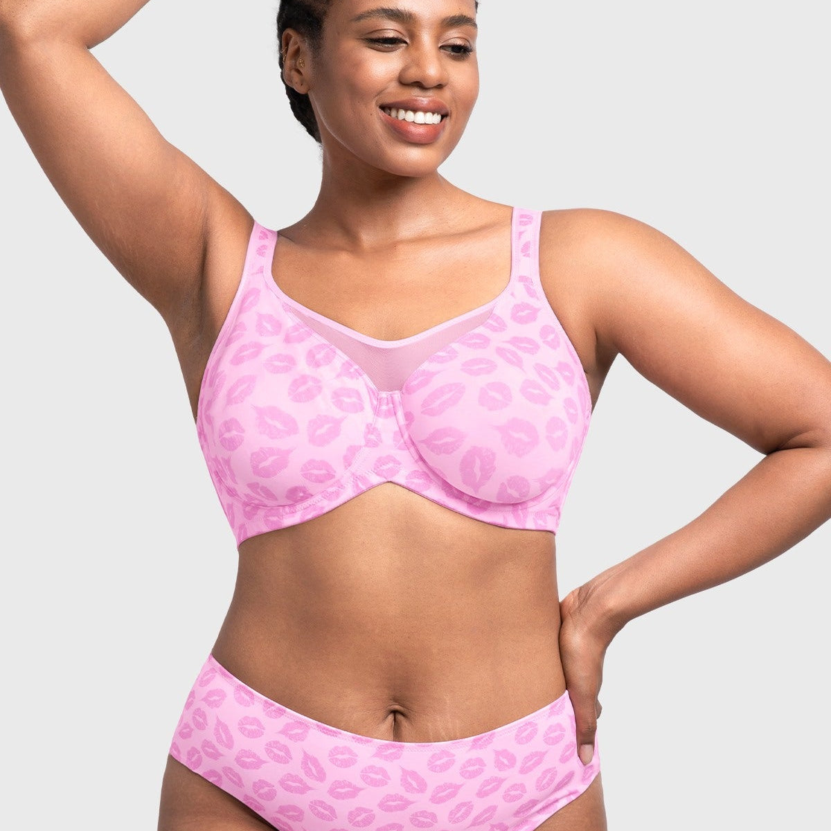 (Cardi B recommends)CoolComfort Smoothing Unlined Underwire Minimizer Bra - HSIA