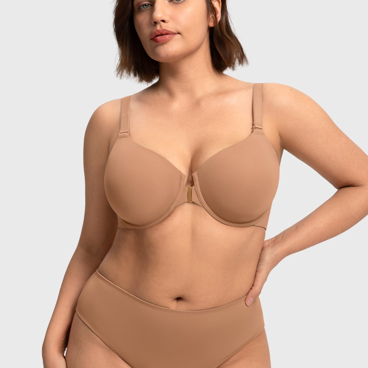 Comfort Underwire Front Closure Molded Cup Bra