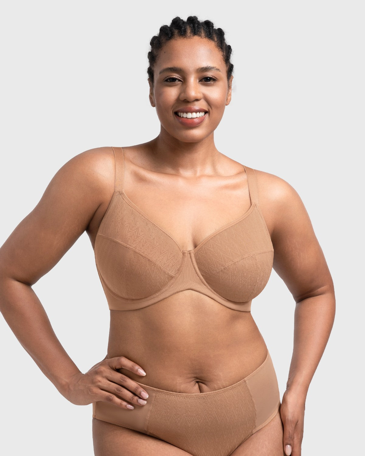 HSIA Willa Wave Plus Size Breathable Mesh Unlined Non-padded Full Coverage Underwire Bra - HSIA
