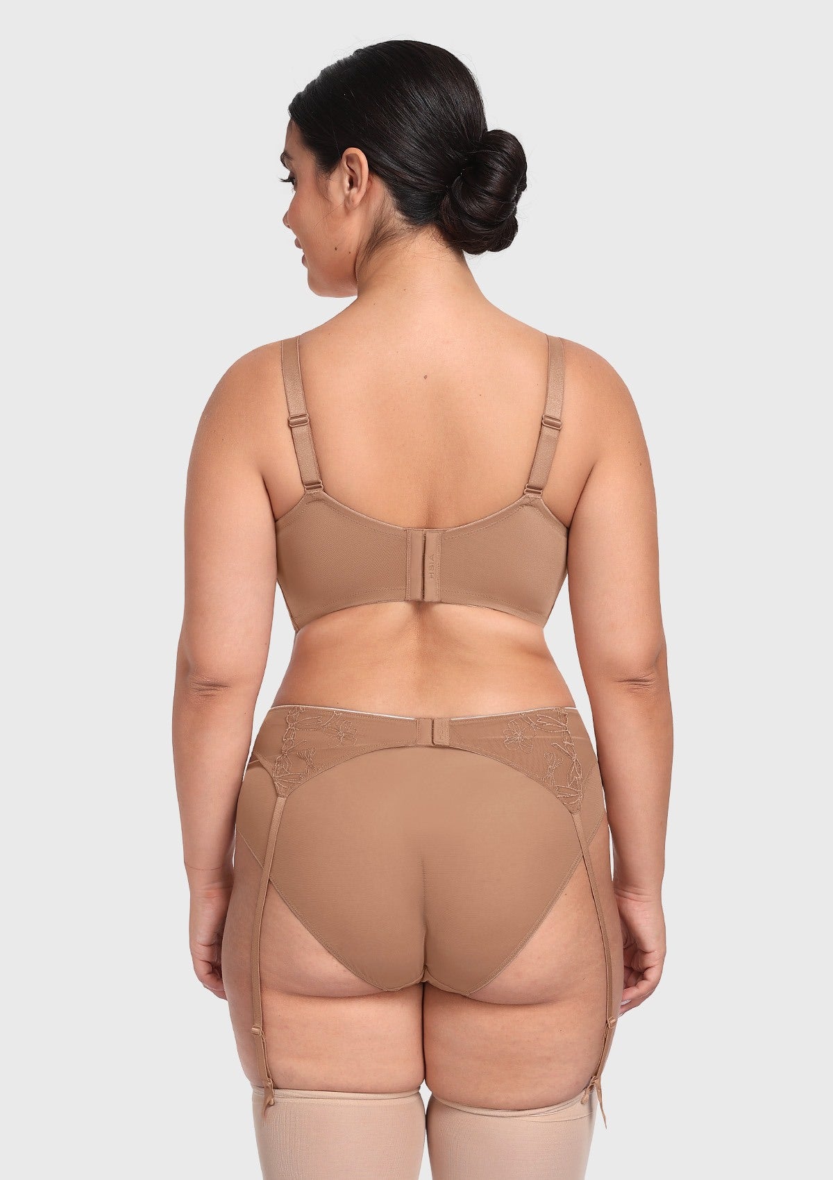 HSIA Renna Holiday Embroidered Red Mesh Brief Underwear - HSIA