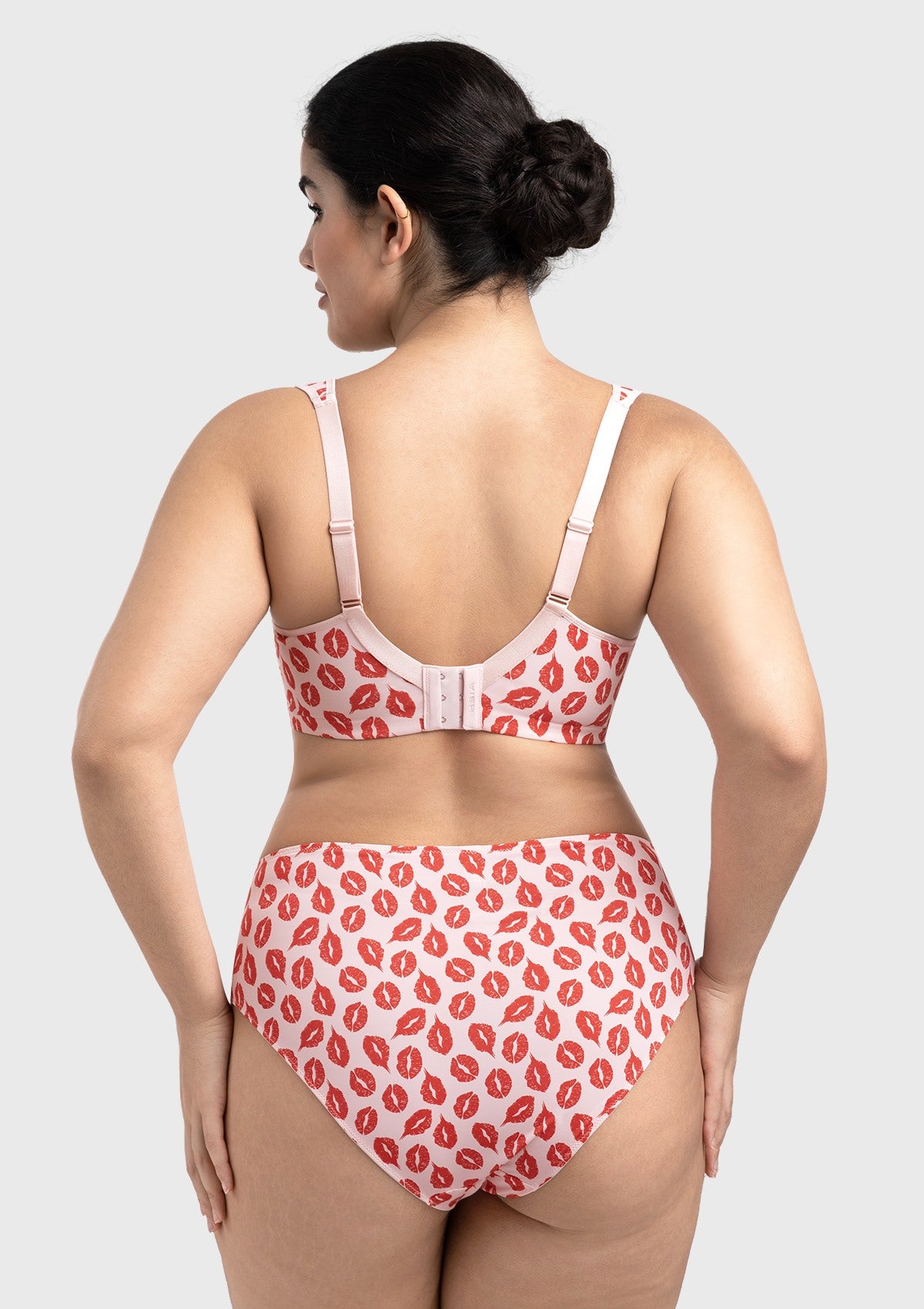 (Cardi B recommends)Joan Ultimate Soft T-shirt Unlined Minimizer Pink Bra - HSIA