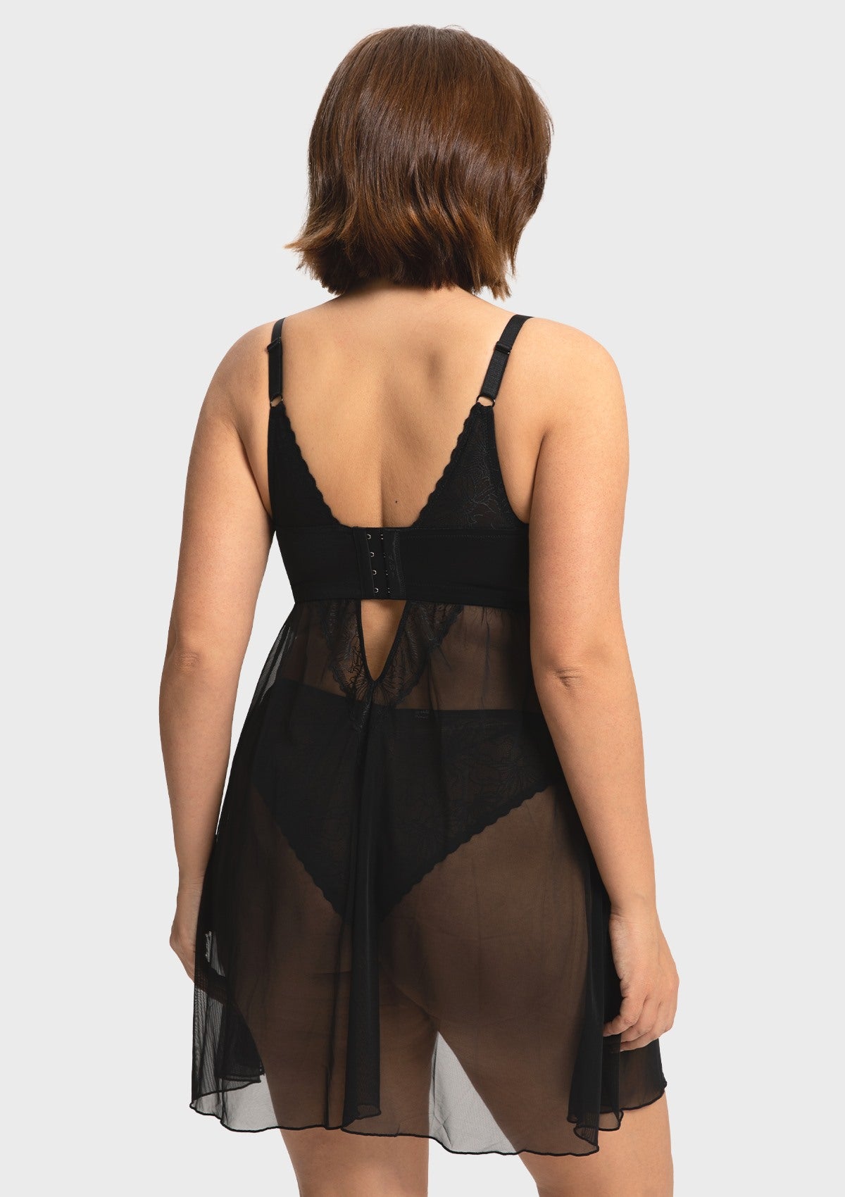 Romantic Lace Underwire Babydoll for Special Nights - HSIA