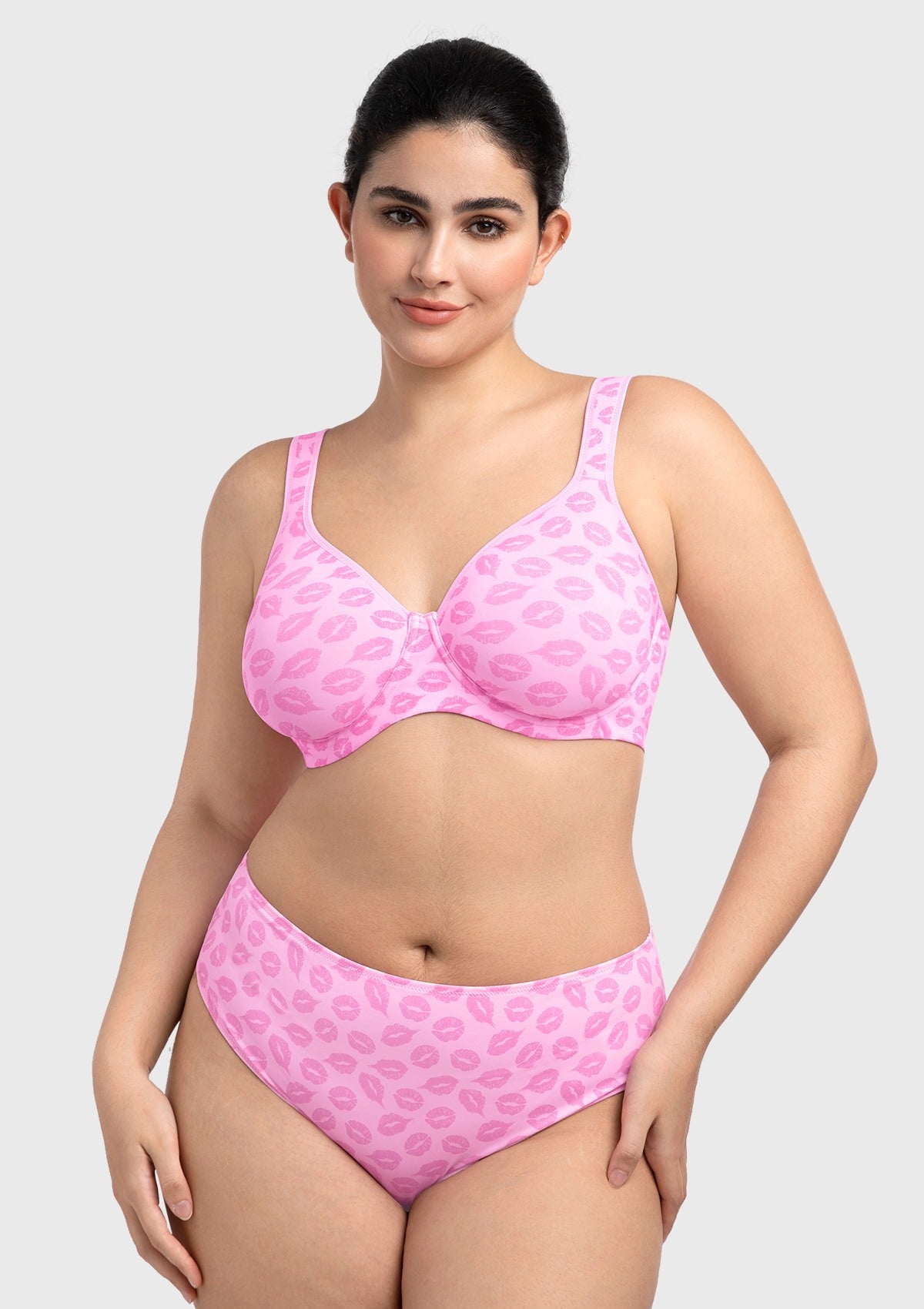 (Cardi B recommends)Joan Ultimate Soft T-shirt Unlined Minimizer Bra - HSIA